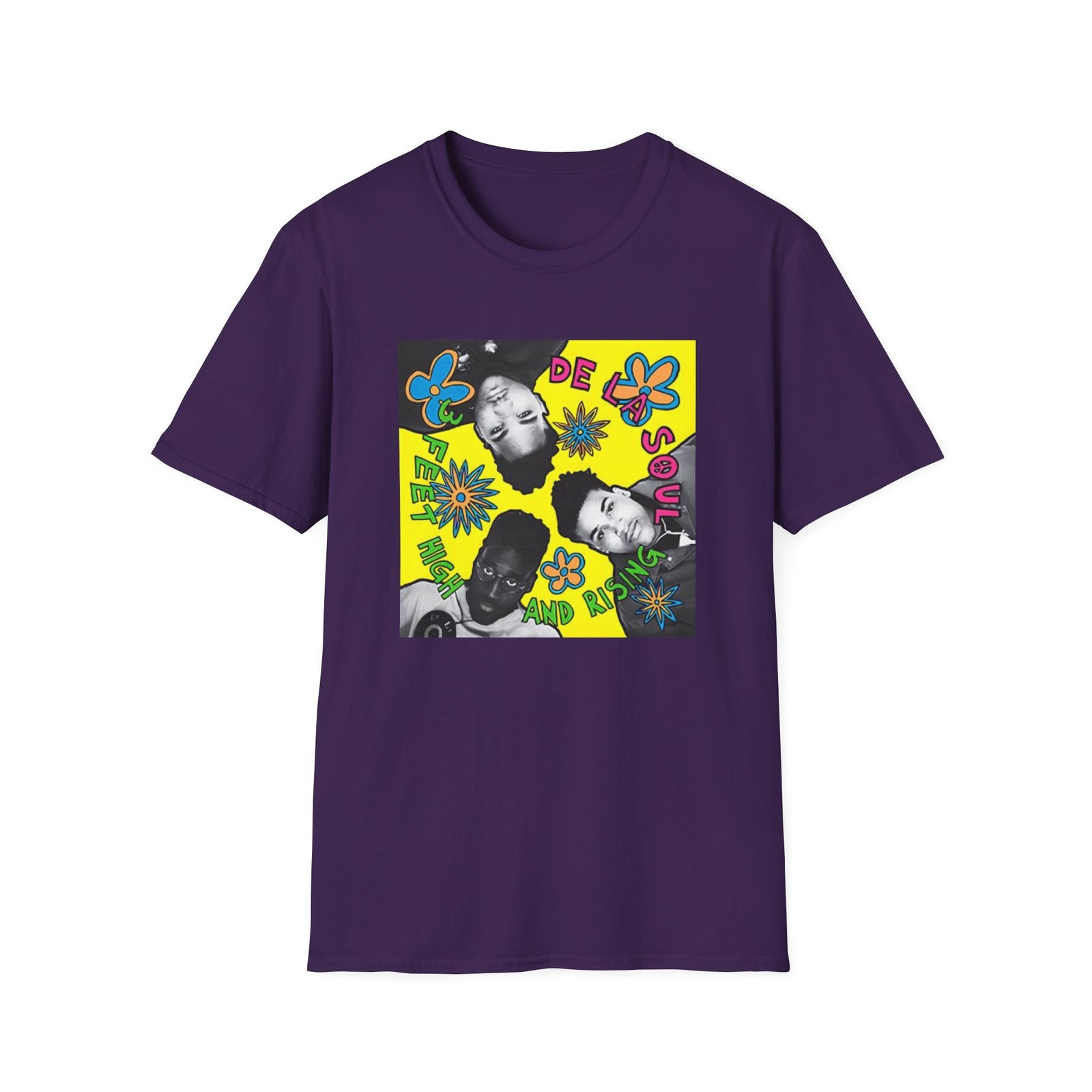 De La Soul 3 Feet High Album Cover Unisex Softstyle T-Shirt