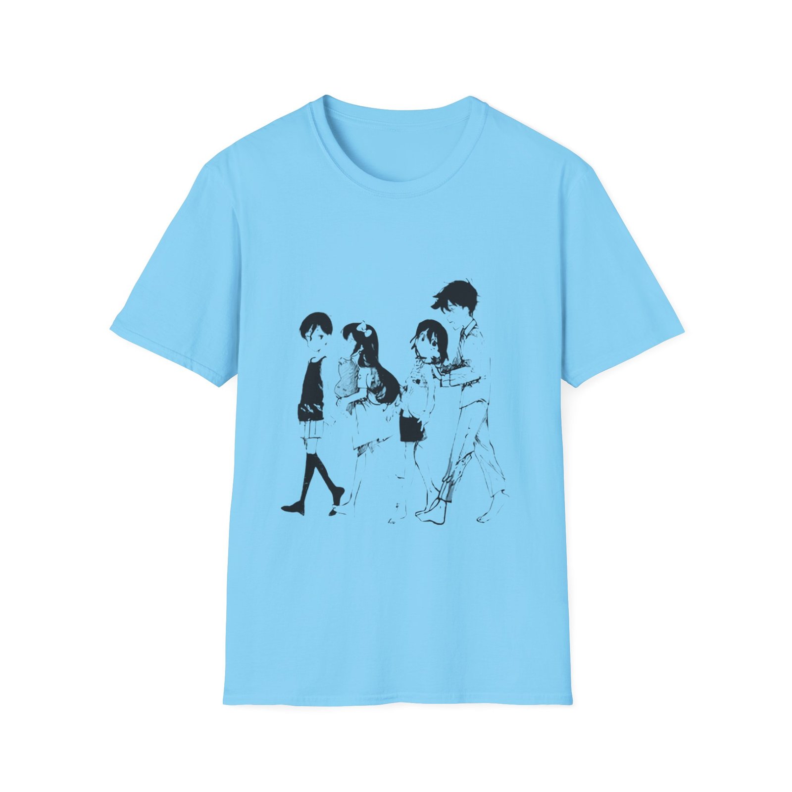 Omori Walk Along Unisex Softstyle T-Shirt