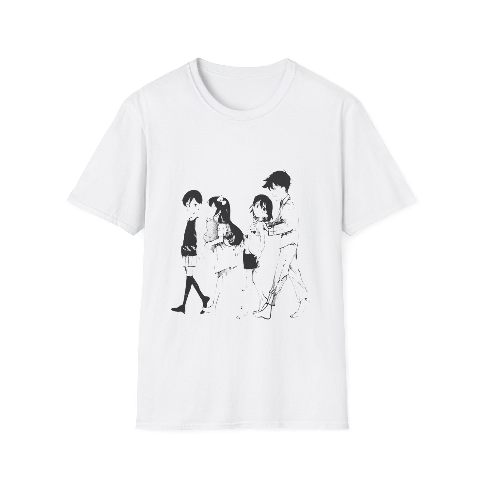 Omori Walk Along Unisex Softstyle T-Shirt