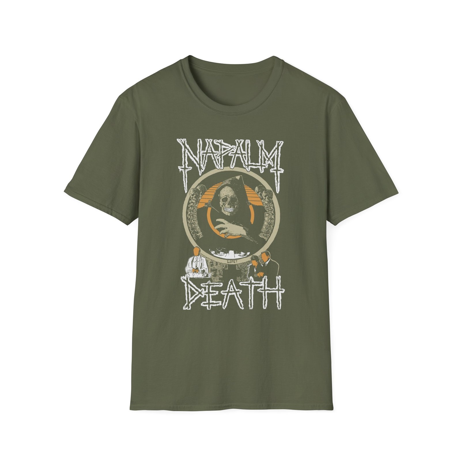 Napalm Death Life? Unisex Softstyle T-Shirt