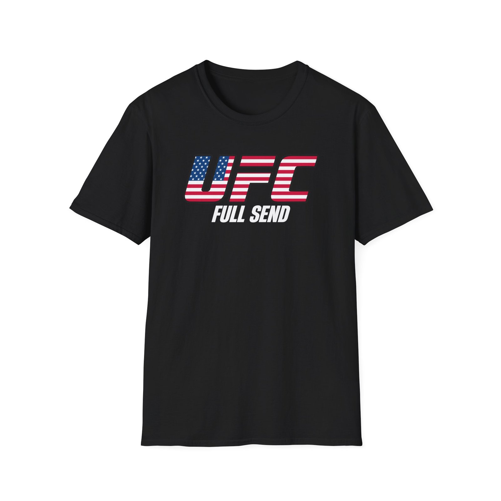 Full Send Ufc Usa Unisex Softstyle T-Shirt