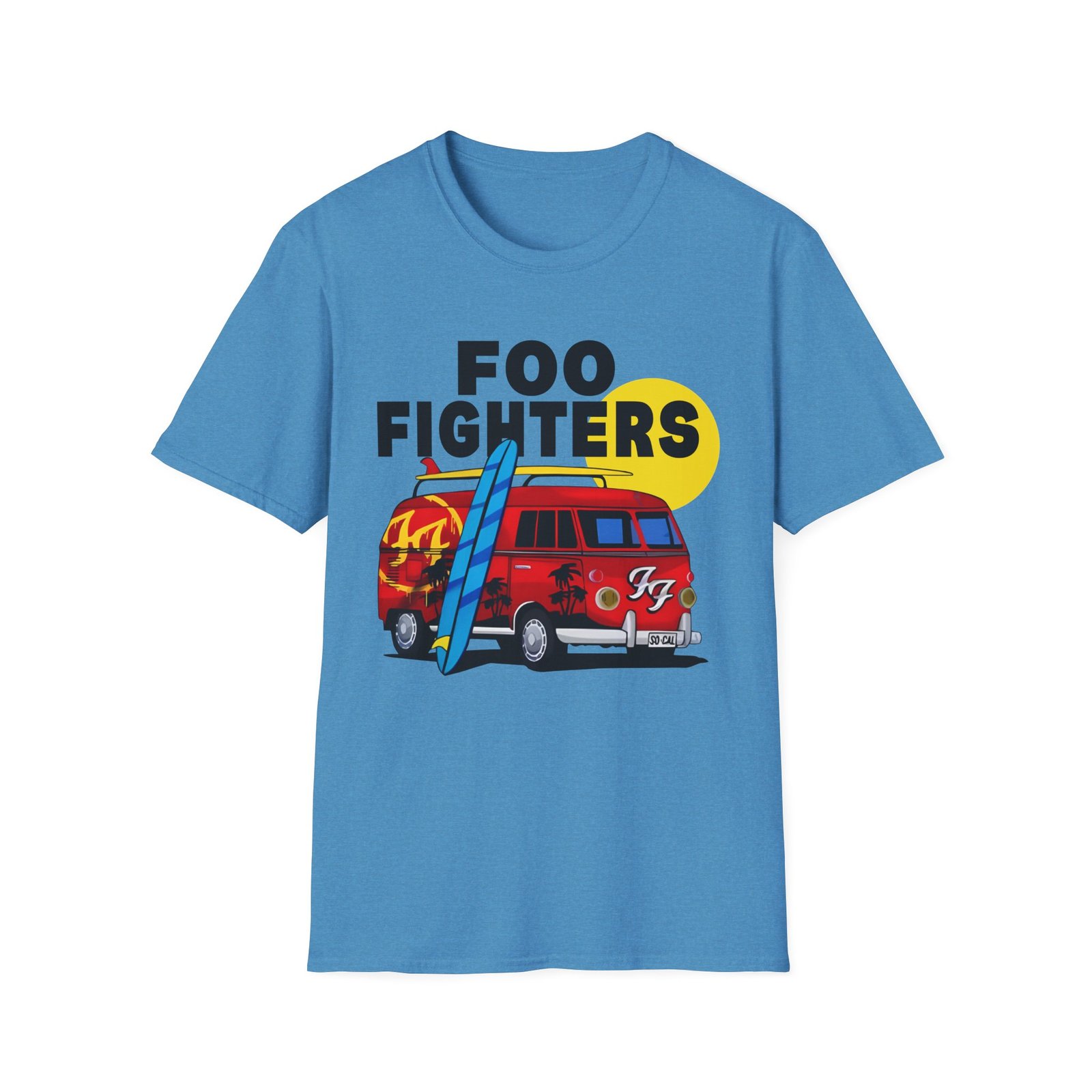 Foo Fighters Split Window Unisex Softstyle T-Shirt