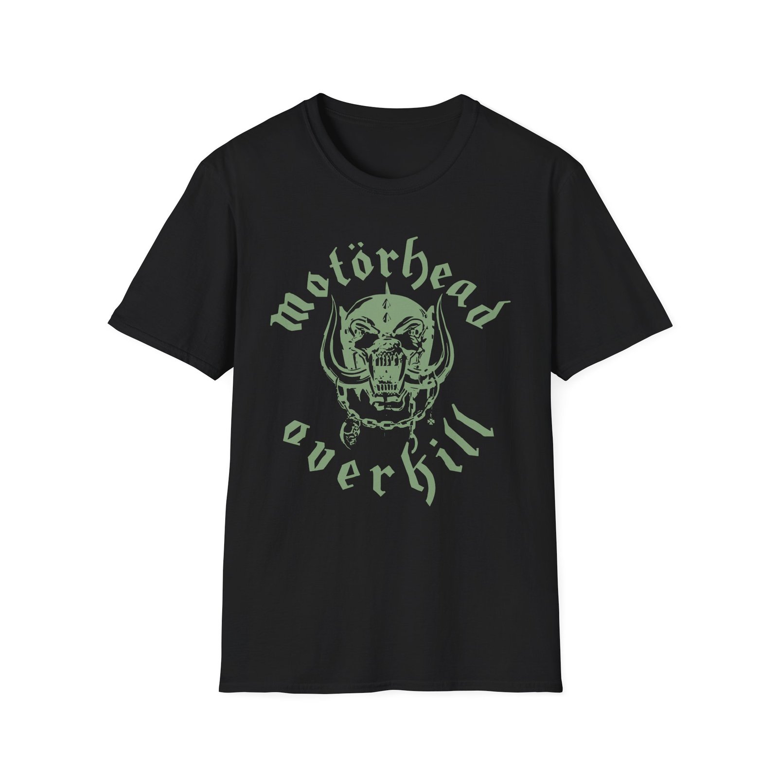 Motorhead Overkill Lyric Unisex Softstyle T-Shirt
