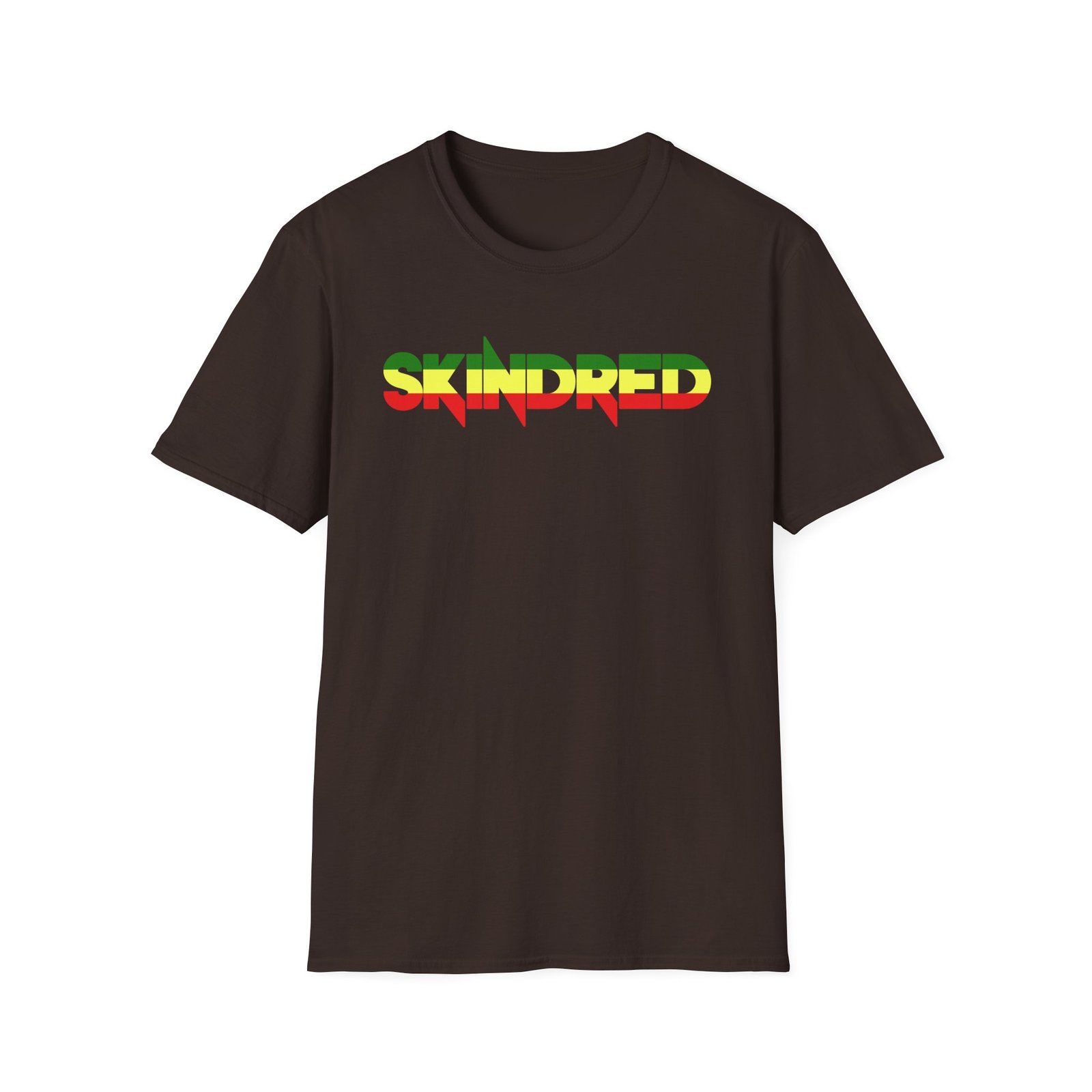 Skindred Rasta Logo Unisex Softstyle T-Shirt