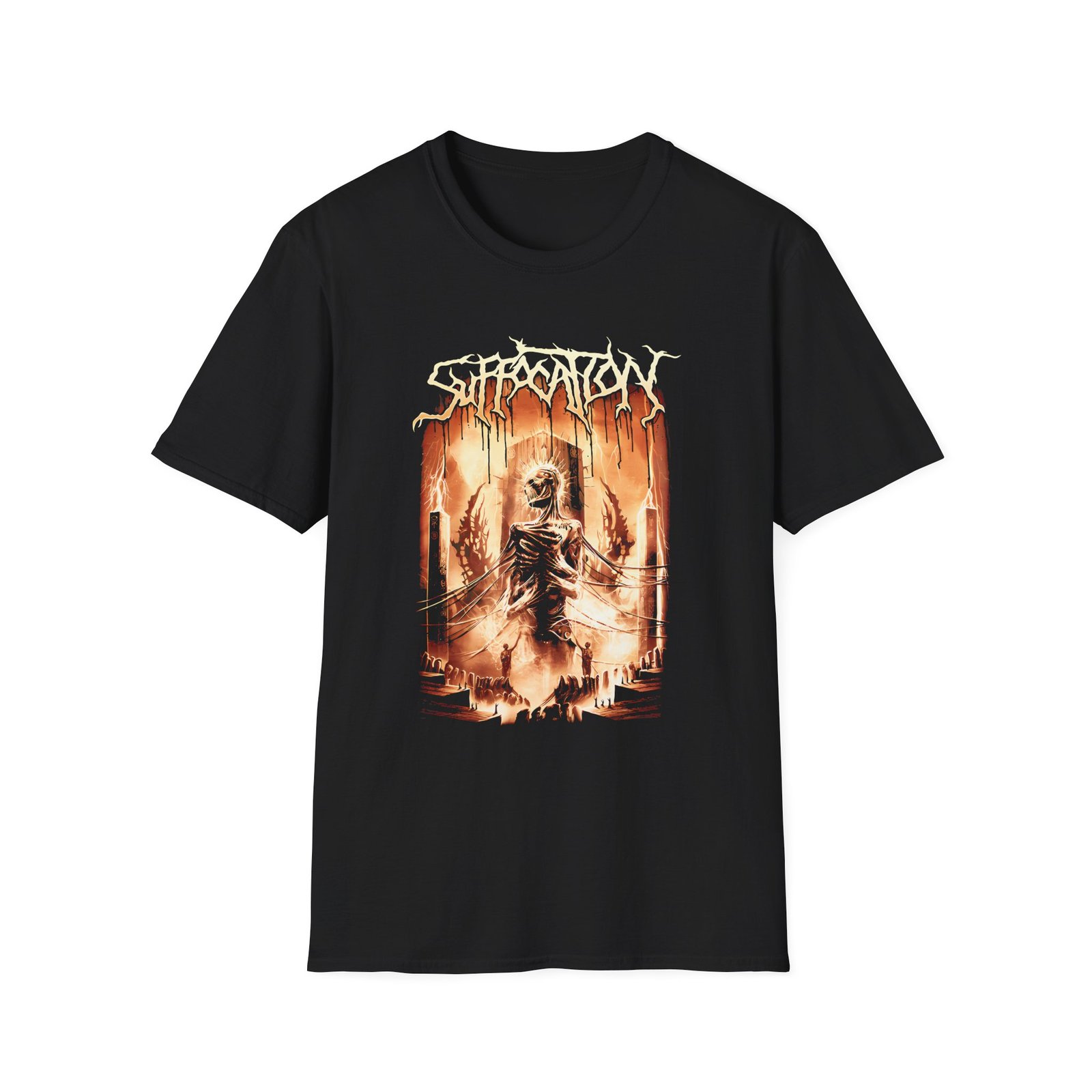 Suffocation Bow Unisex Softstyle T-Shirt