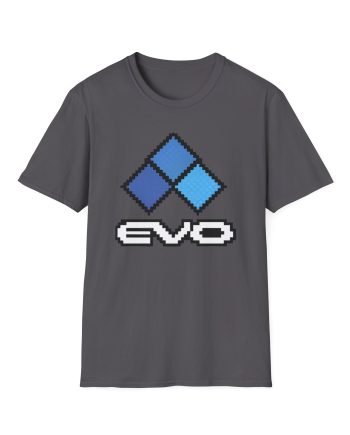Evo 8 Bit Logo Returns Unisex Softstyle T-Shirt