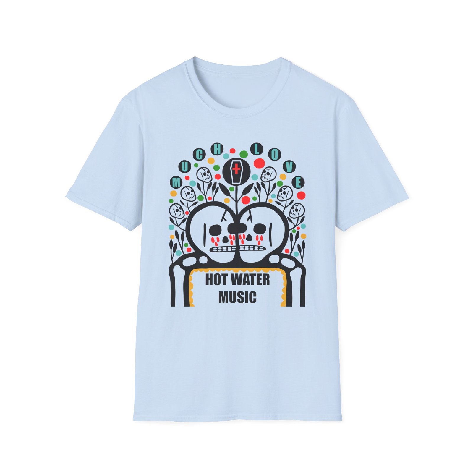 Hot Water Music Much Love Unisex Softstyle T-Shirt
