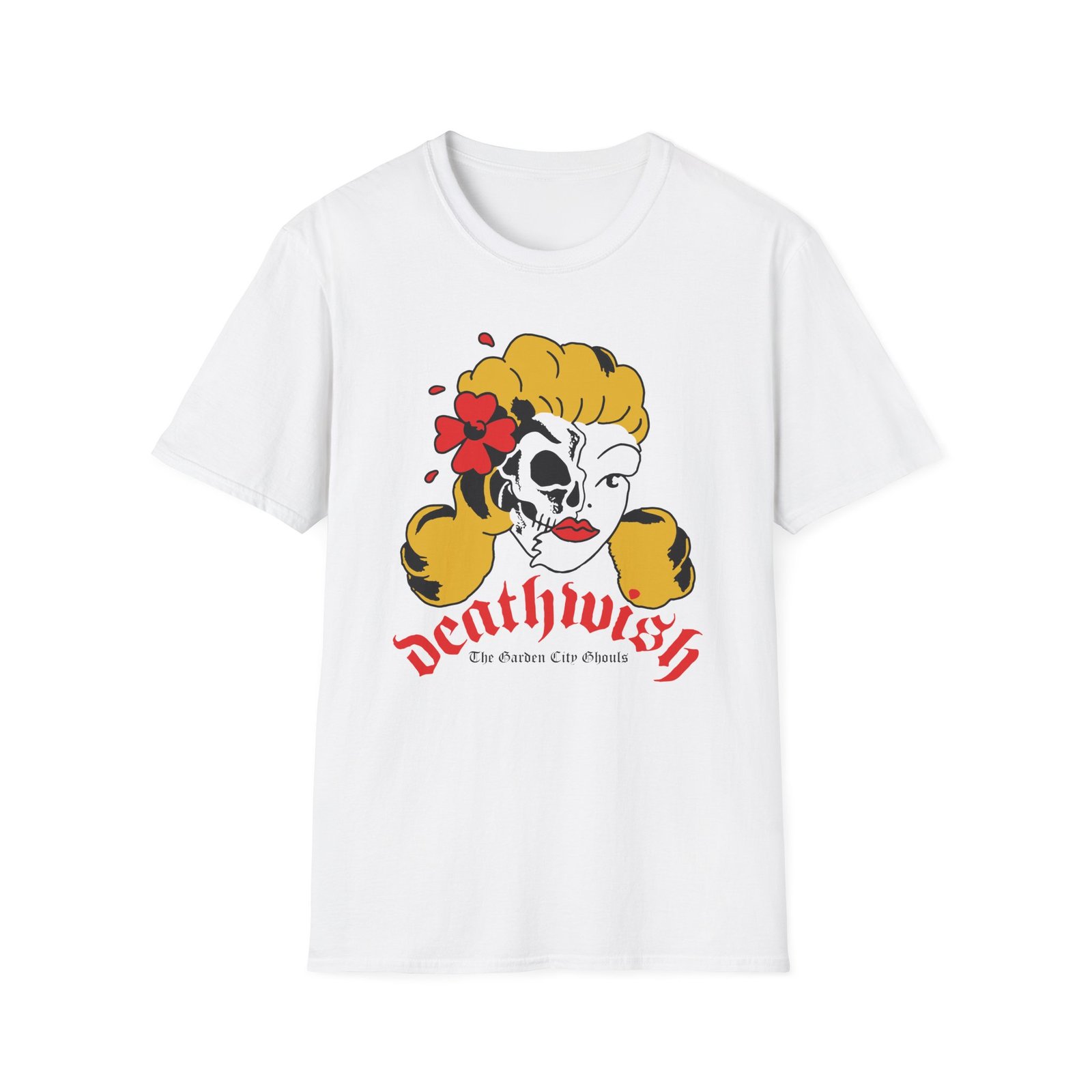 Deathwish Lady Death unisex softstyle t-shirt