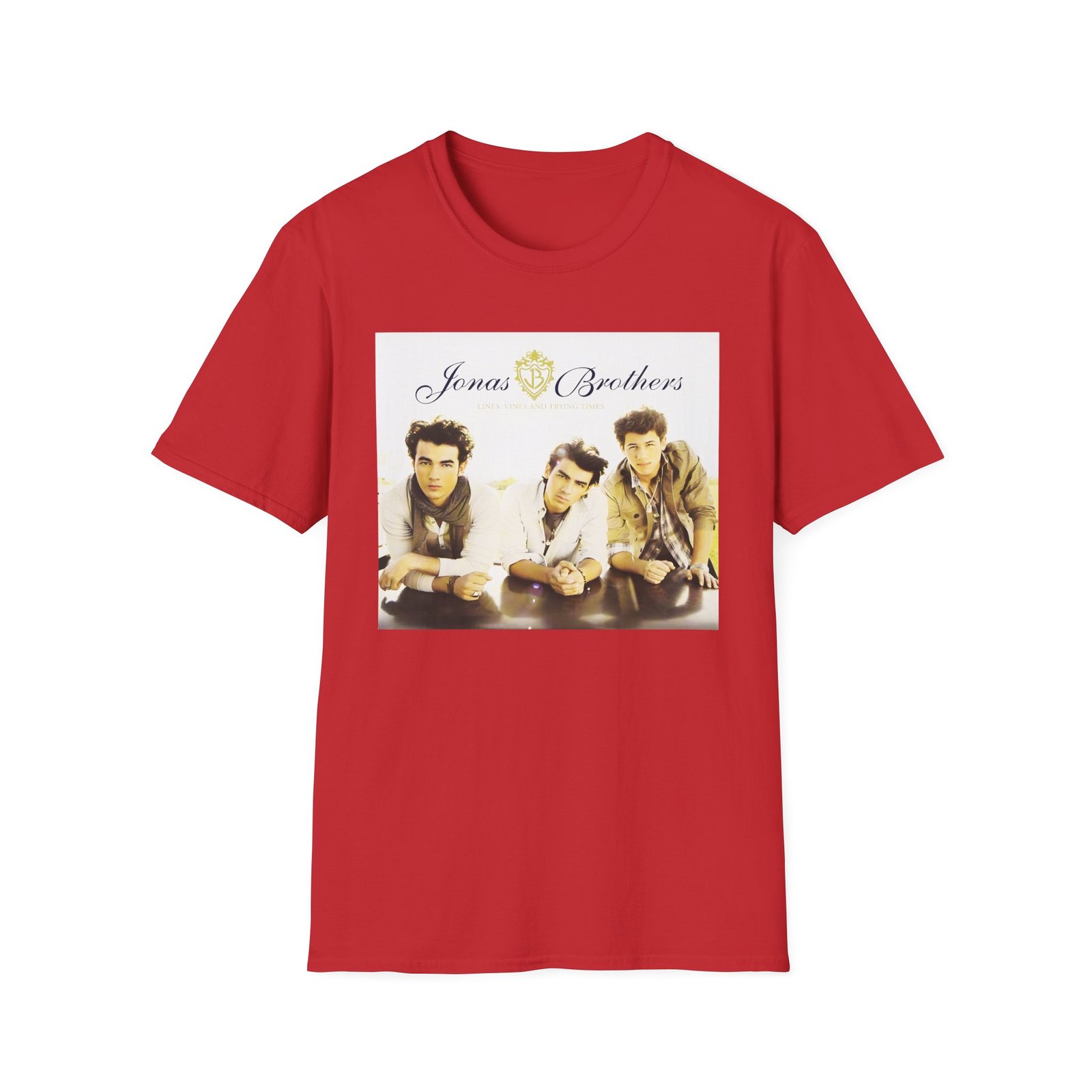 Jonas Brothers Lines Vines & Trying Times Unisex Softstyle T-Shirt