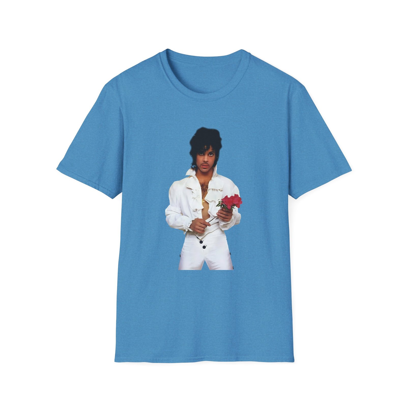 Prince Purple Rain Flower Unisex Softstyle T-Shirt