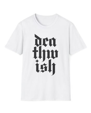 Deathwish Stacked Logo unisex softstyle t-shirt