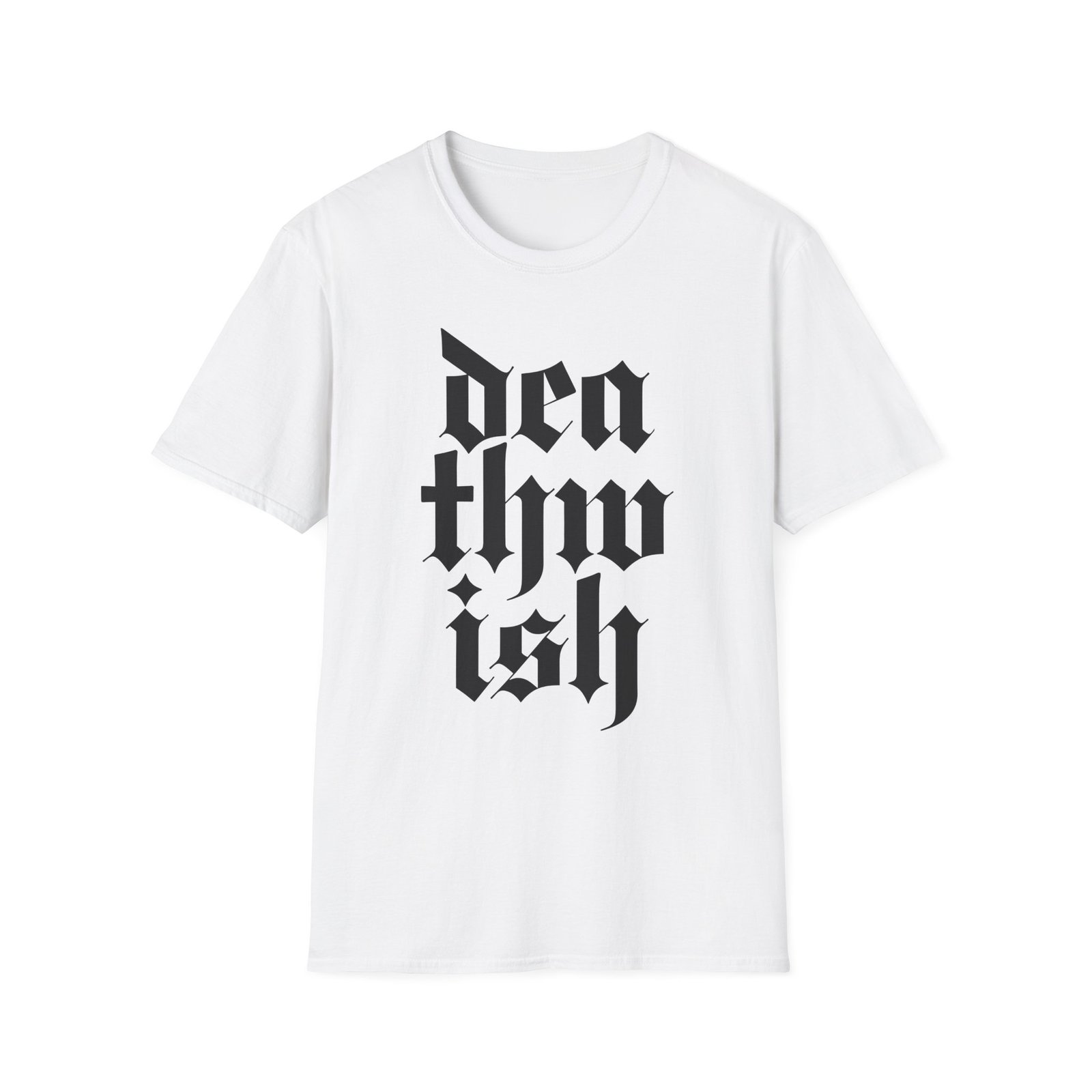 Deathwish Stacked Logo unisex softstyle t-shirt
