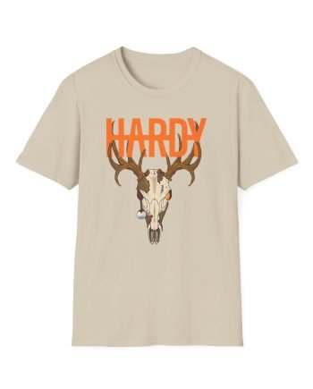 Hardy Deer Skull Unisex Softstyle T-Shirt