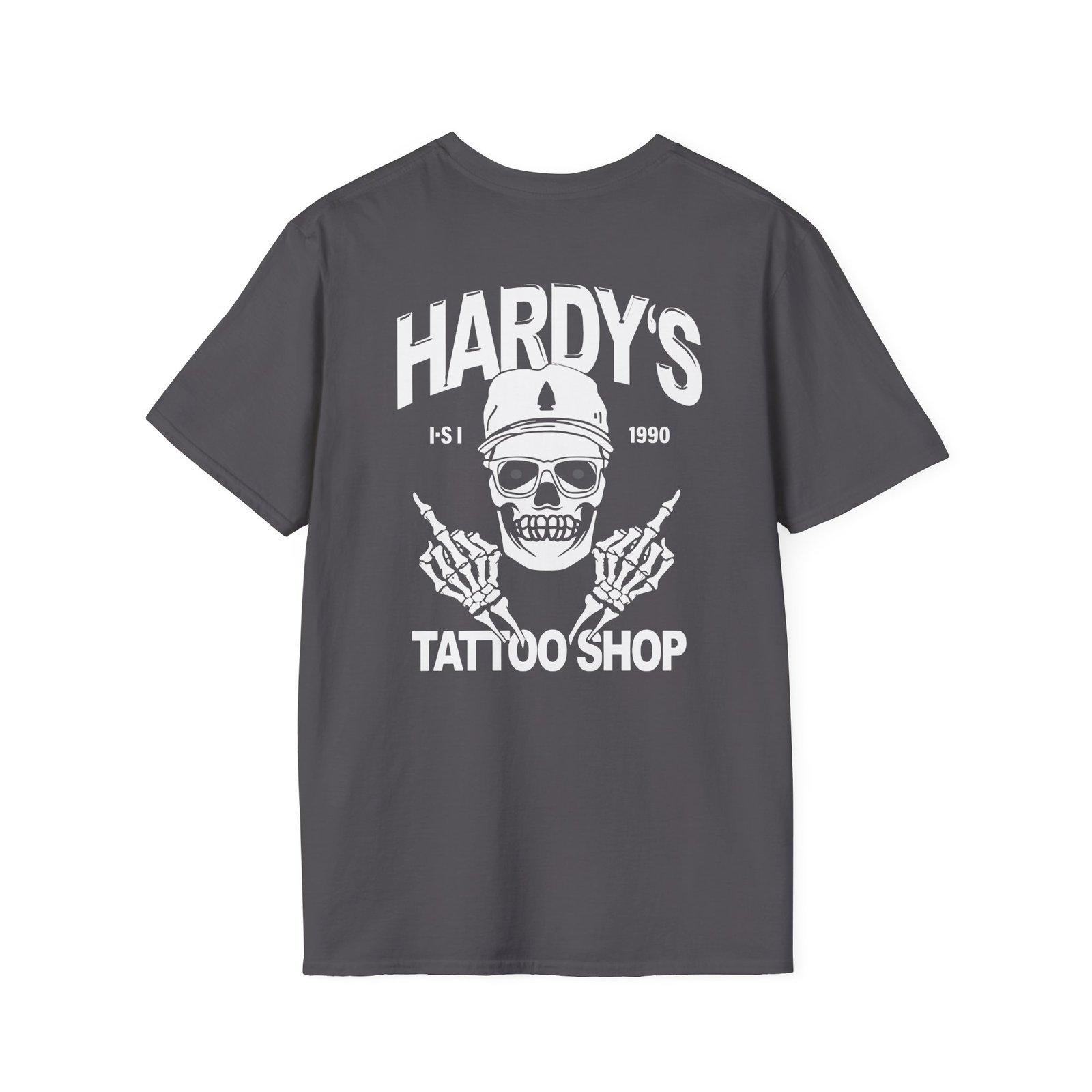 Hardy Tattoo Shop Unisex Softstyle T-Shirt
