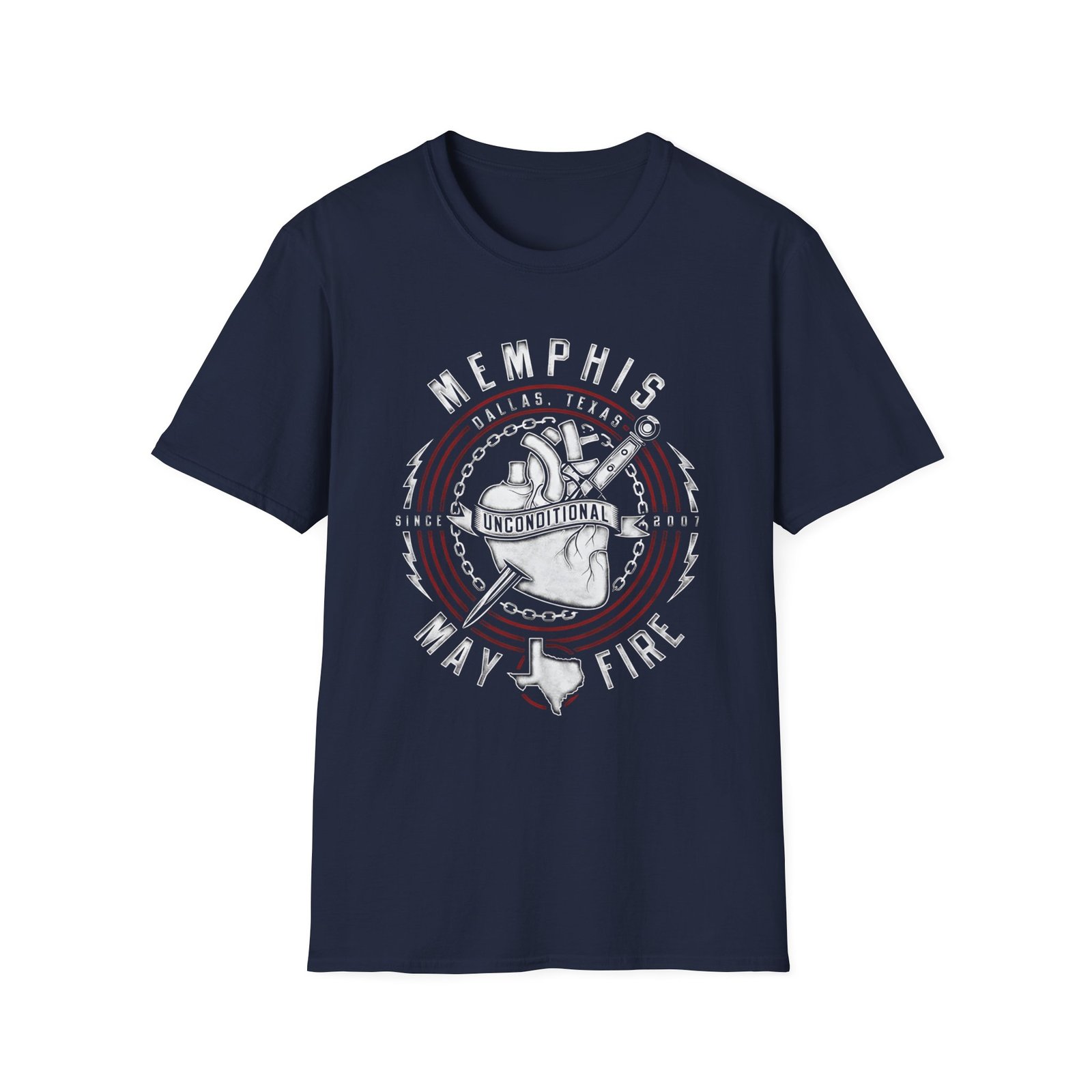 Memphis May Fire Pulse Unisex Softstyle T-Shirt