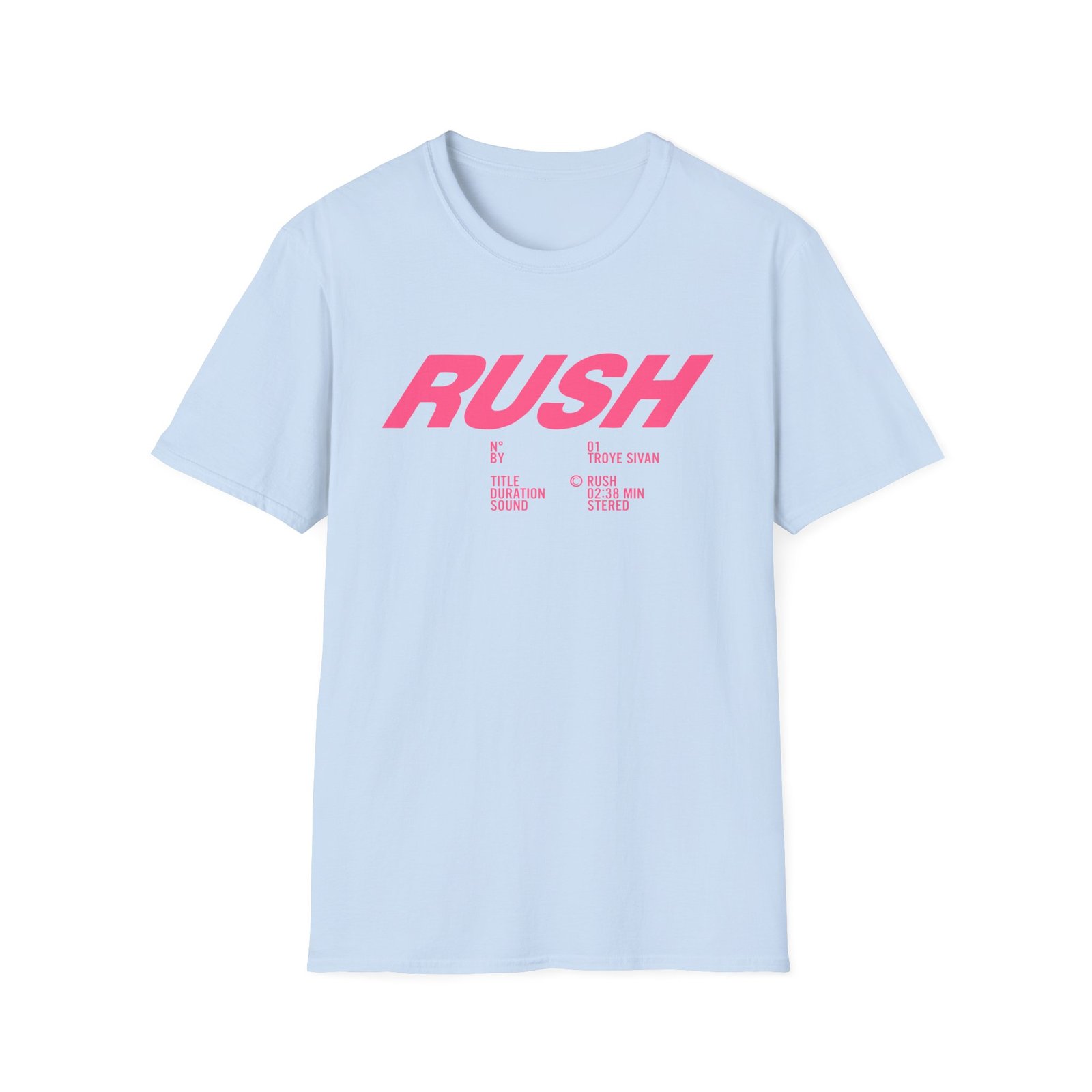 Troye Sivan Rush Unisex Softstyle T-Shirt