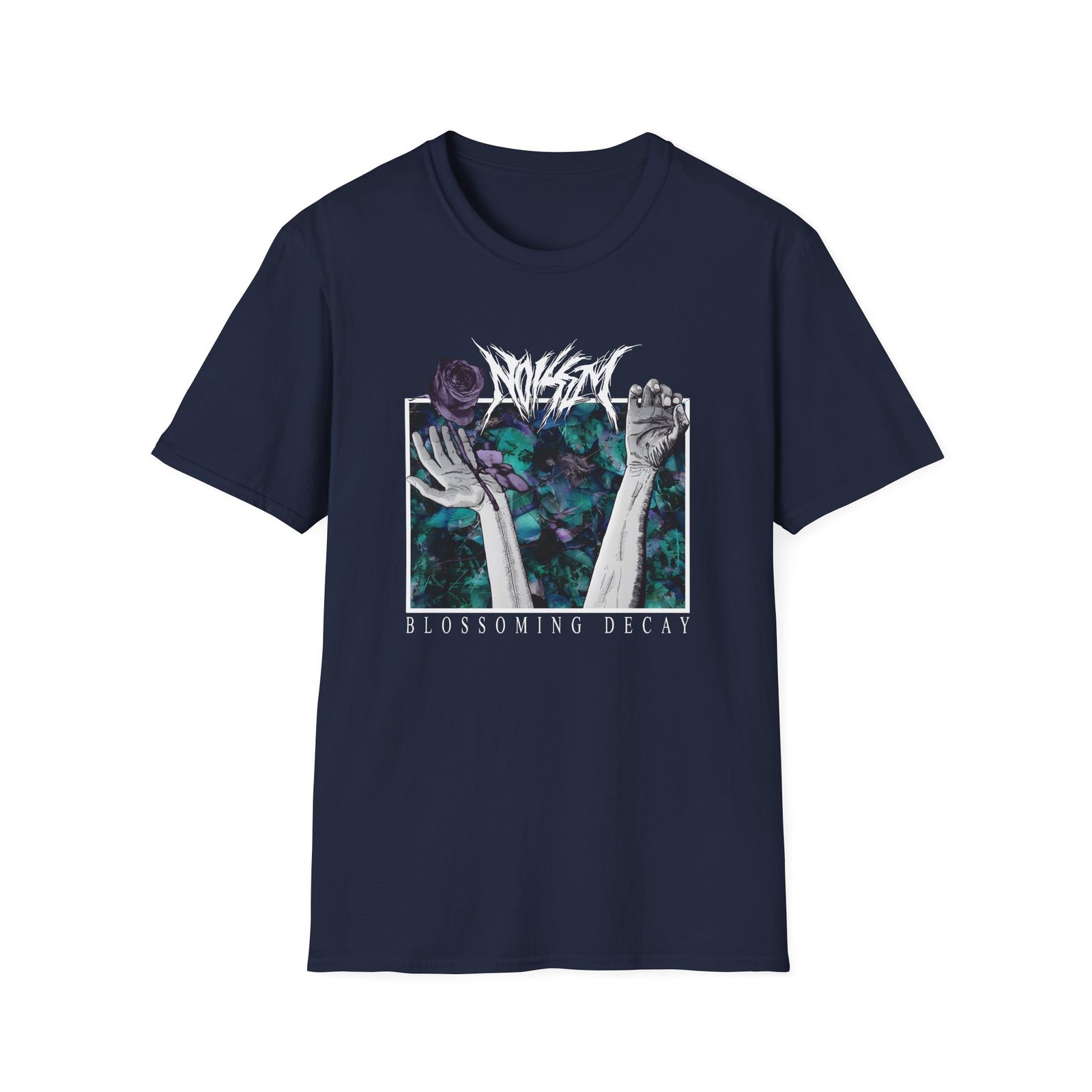 Noisem Blossoming Decay Unisex Softstyle T-Shirt