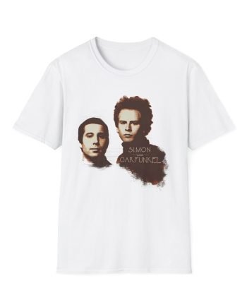 Simon and Garfunkel Faces Unisex Softstyle T-Shirt