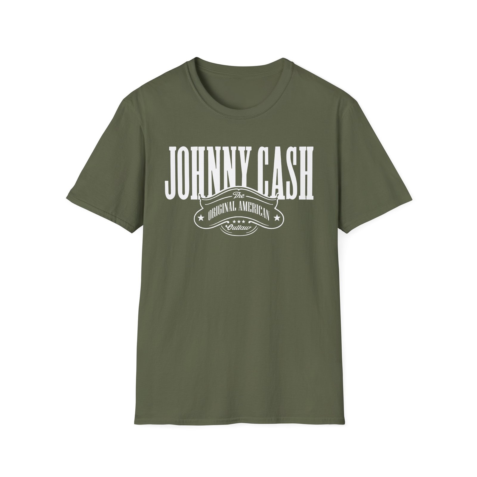 Johnny Cash Original Outlaw Unisex Softstyle T-Shirt