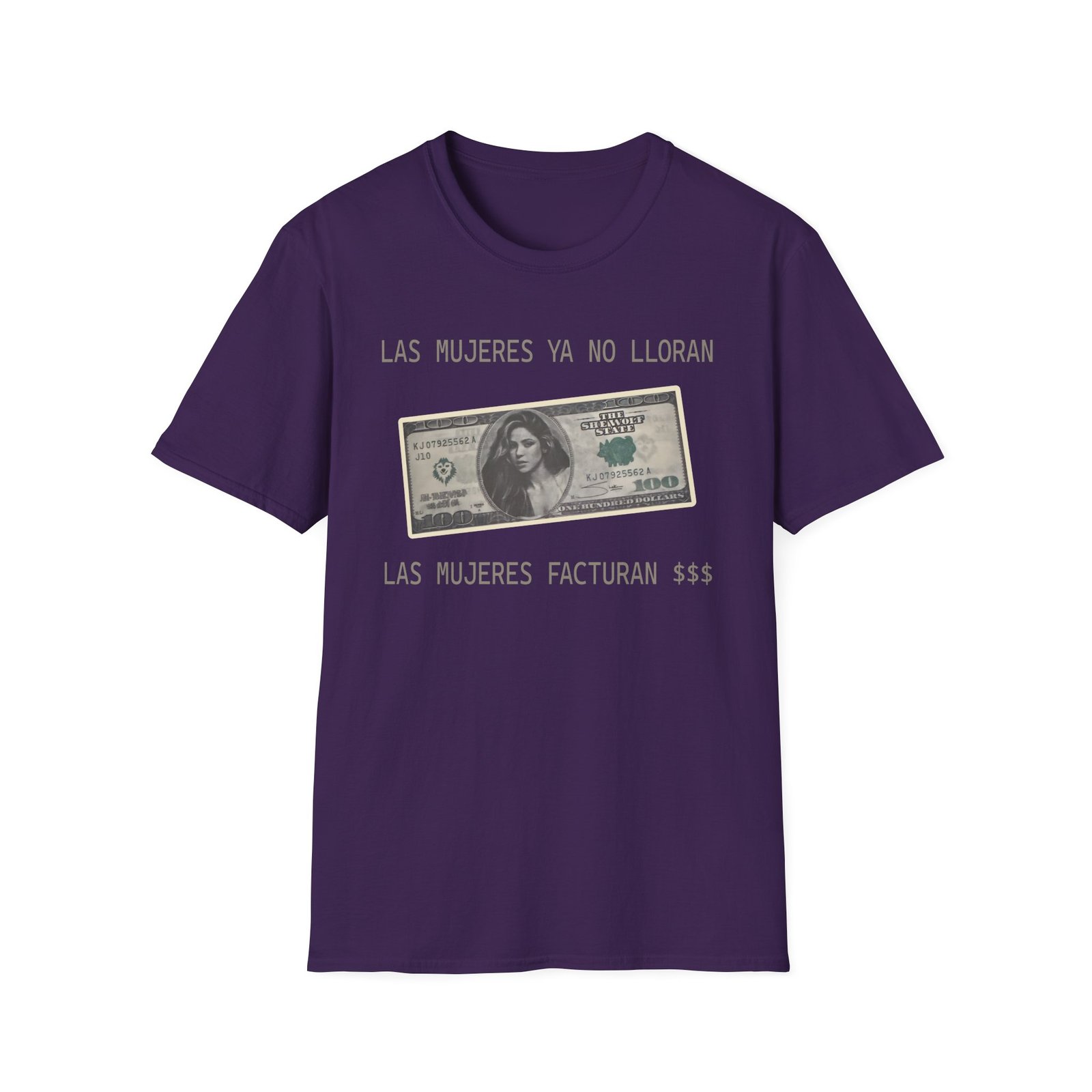 Shakira Dollar Bill Unisex Softstyle T-Shirt