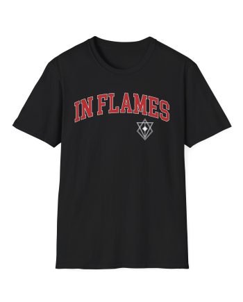 In Flames Pierced Jester Unisex Softstyle T-Shirt