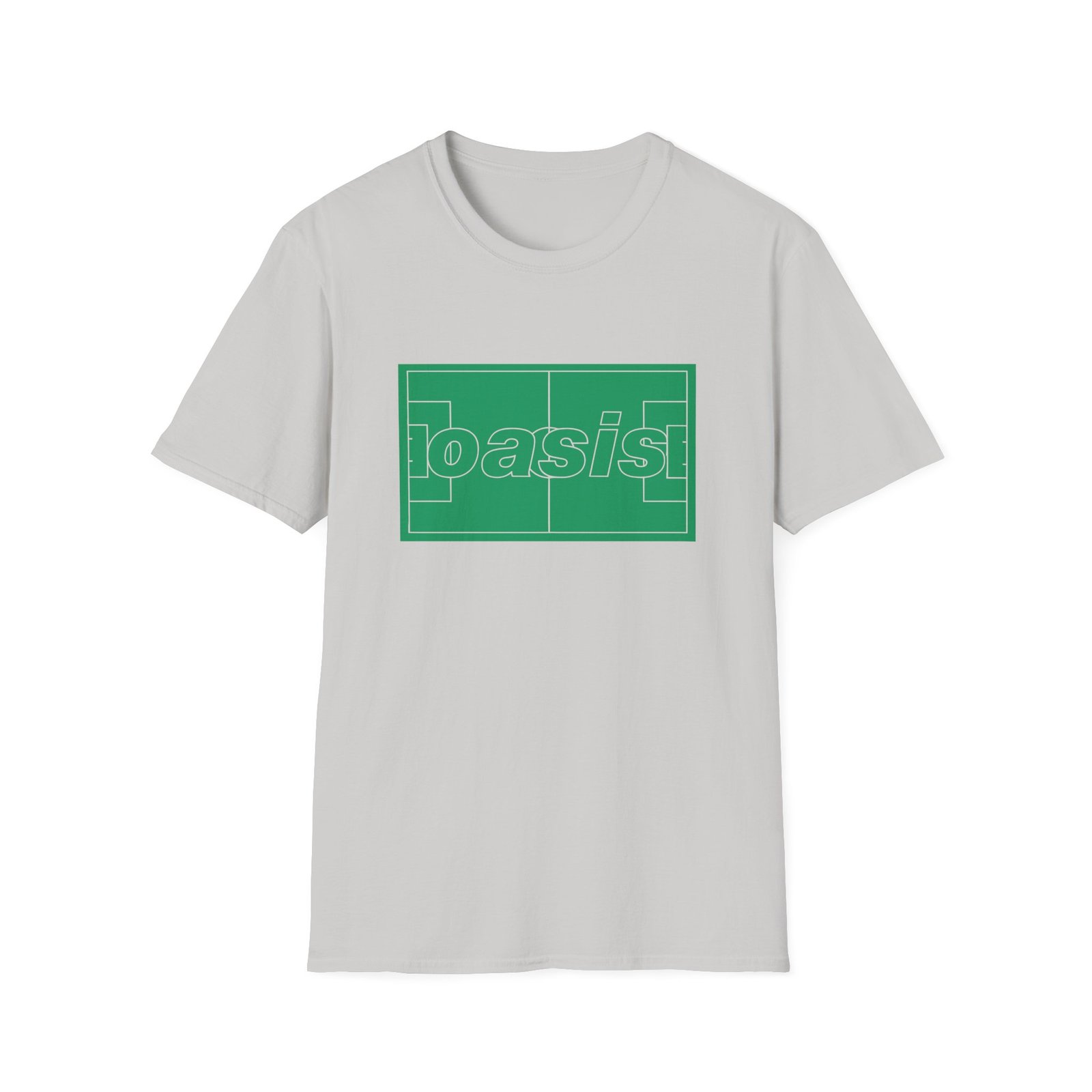 Oasis Logo Pitch Unisex Softstyle T-Shirt