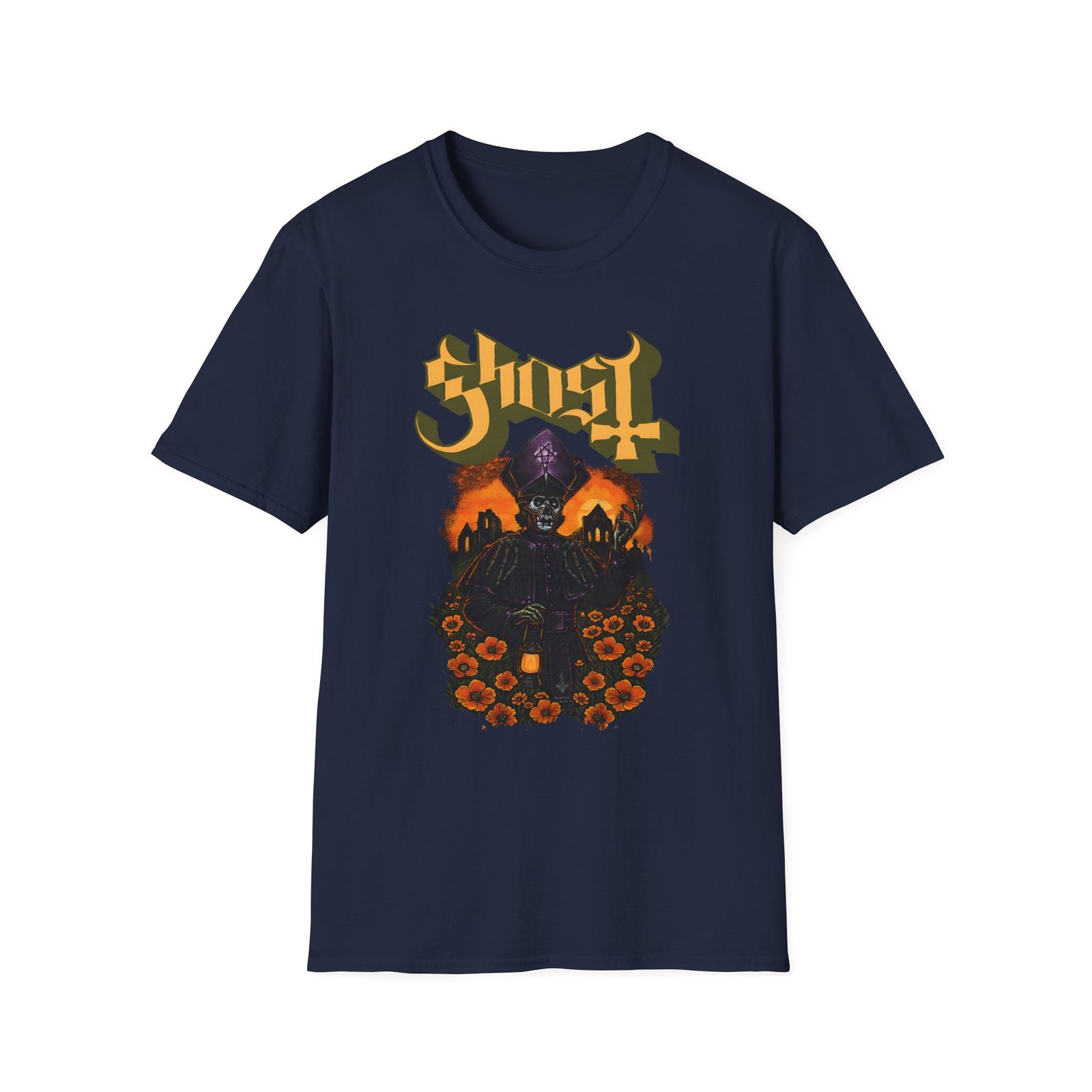 Ghost Band Peacefield Unisex Softstyle T-Shirt