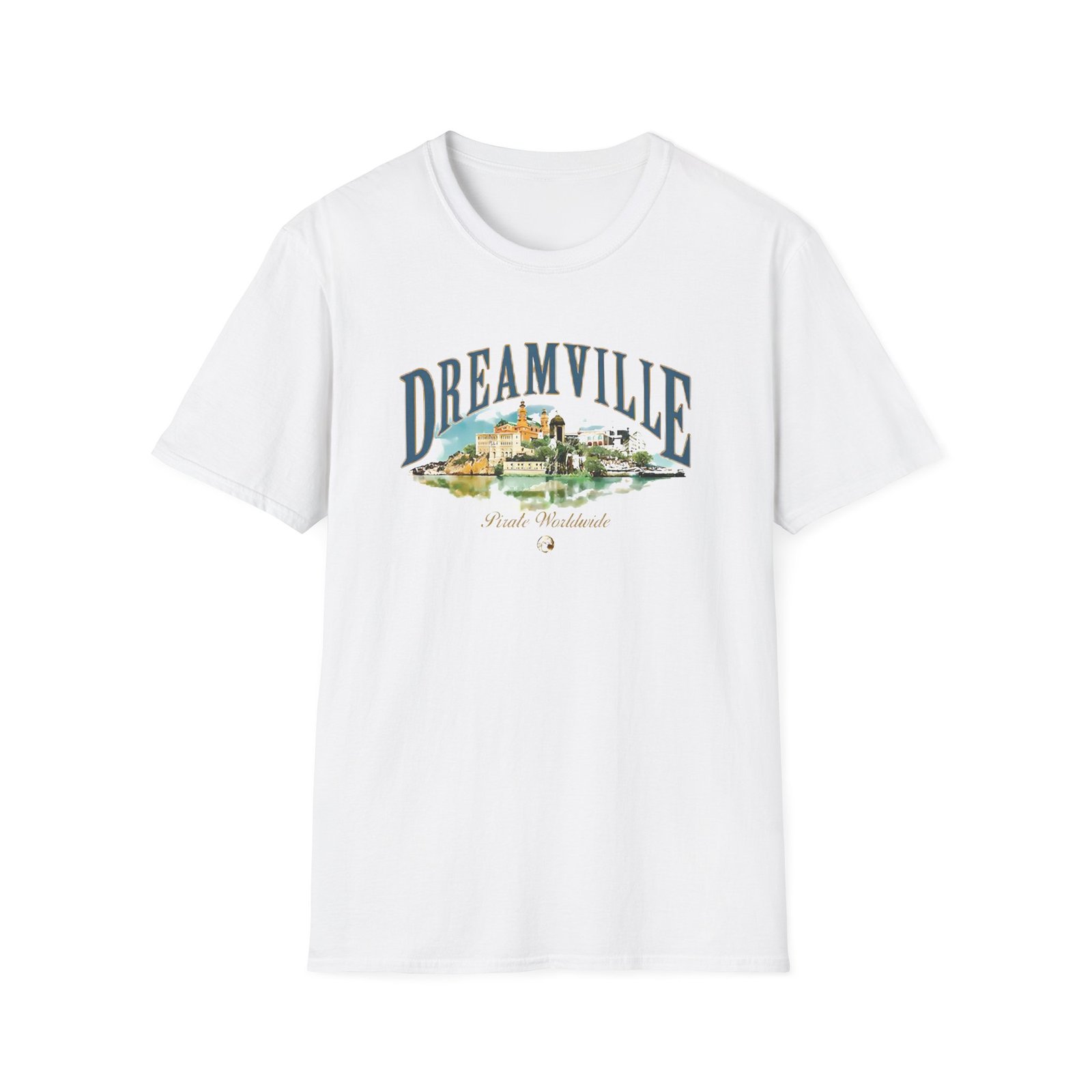 Dreamville by Pirate, Dreamville World Unisex Softstyle T-Shirt