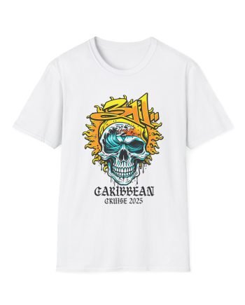 311 Caribbean Cruise 2025 Skull Unisex Softstyle T-Shirt