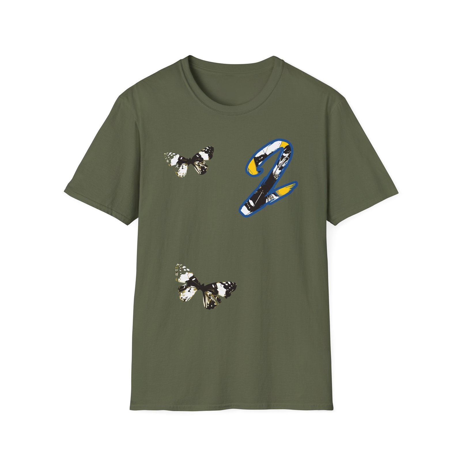 Joyner Lucas Multi Butterfly Unisex Softstyle T-Shirt