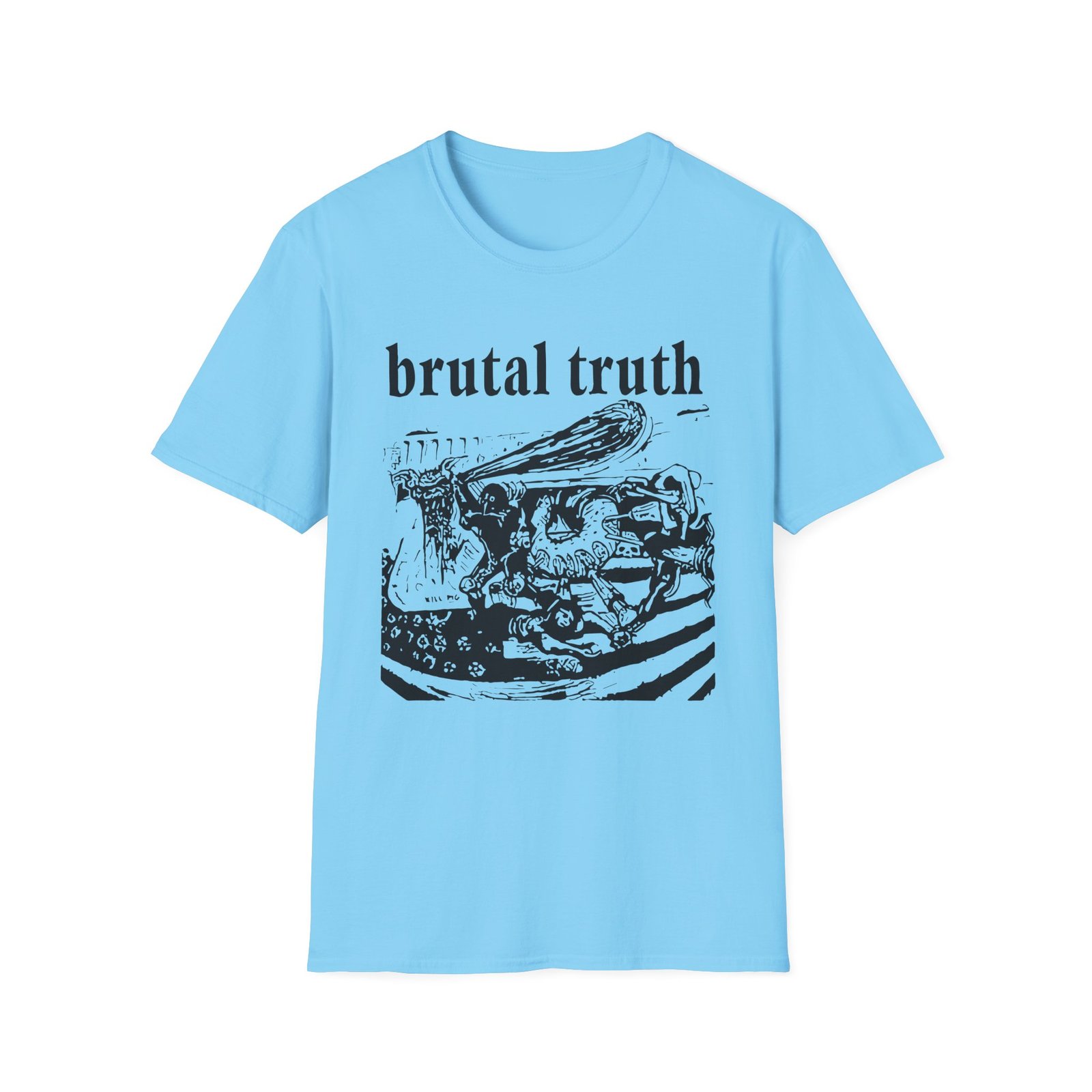 Brutal Truth Kill Pig Unisex Softstyle T-Shirt