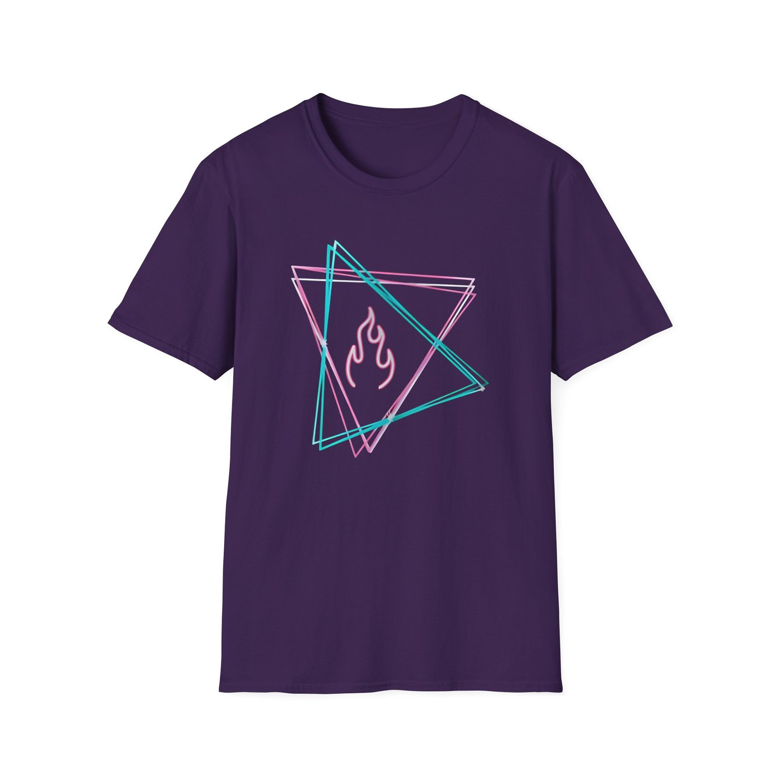 Sapnap Flame Abstract Unisex Softstyle T-Shirt