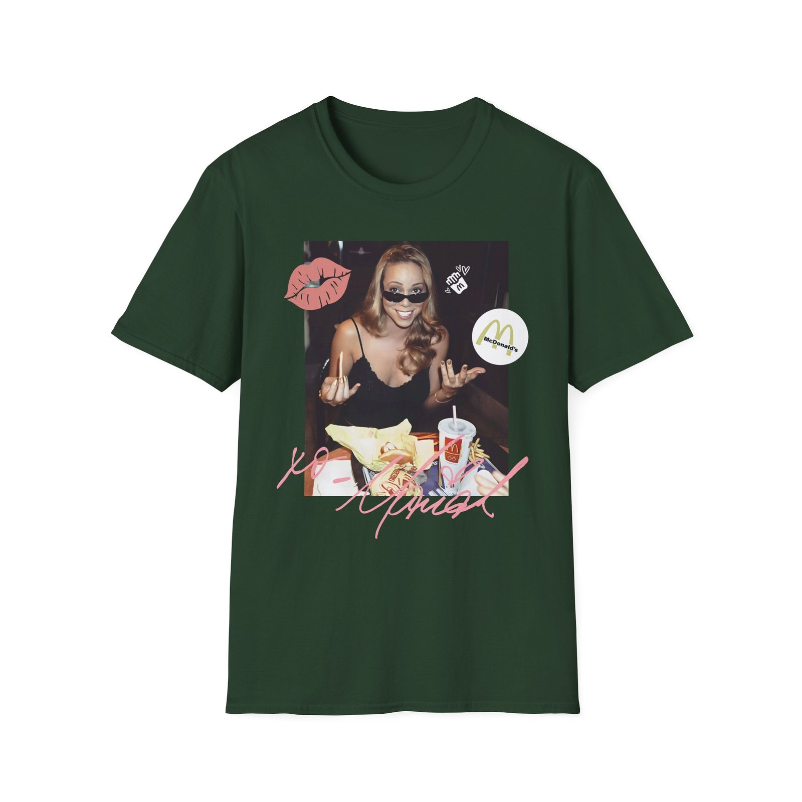 Mariah Carey Mcdonalds Unisex Softstyle T-Shirt