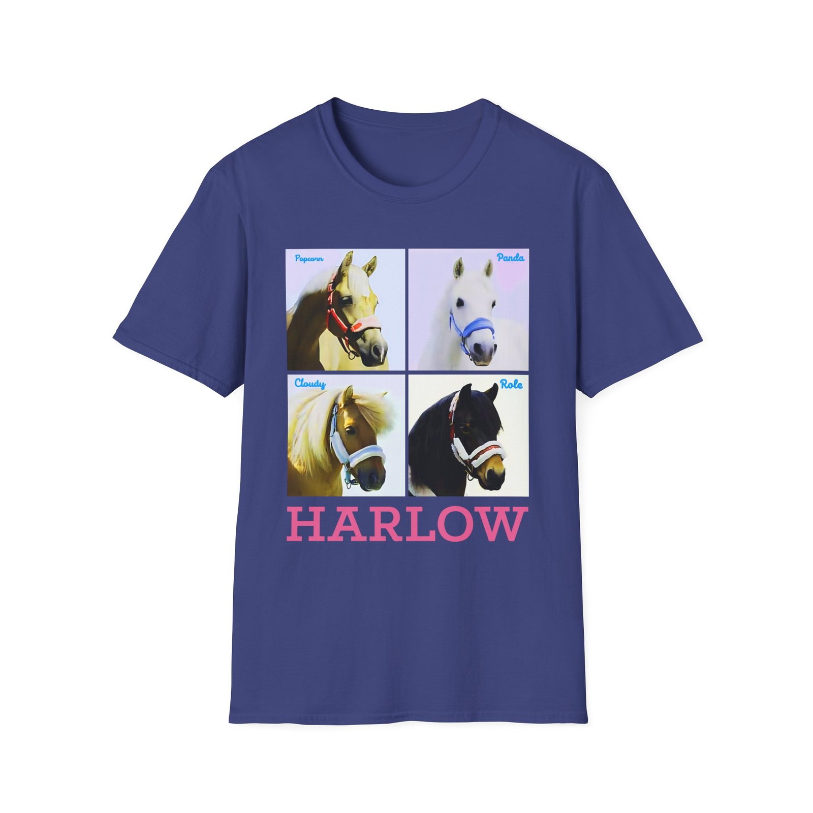 Harlow and Popcorn Unisex Softstyle T-Shirt