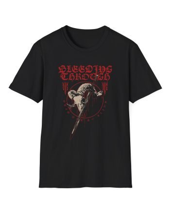 Bleeding Through Ram Skull Unisex Softstyle T-Shirt