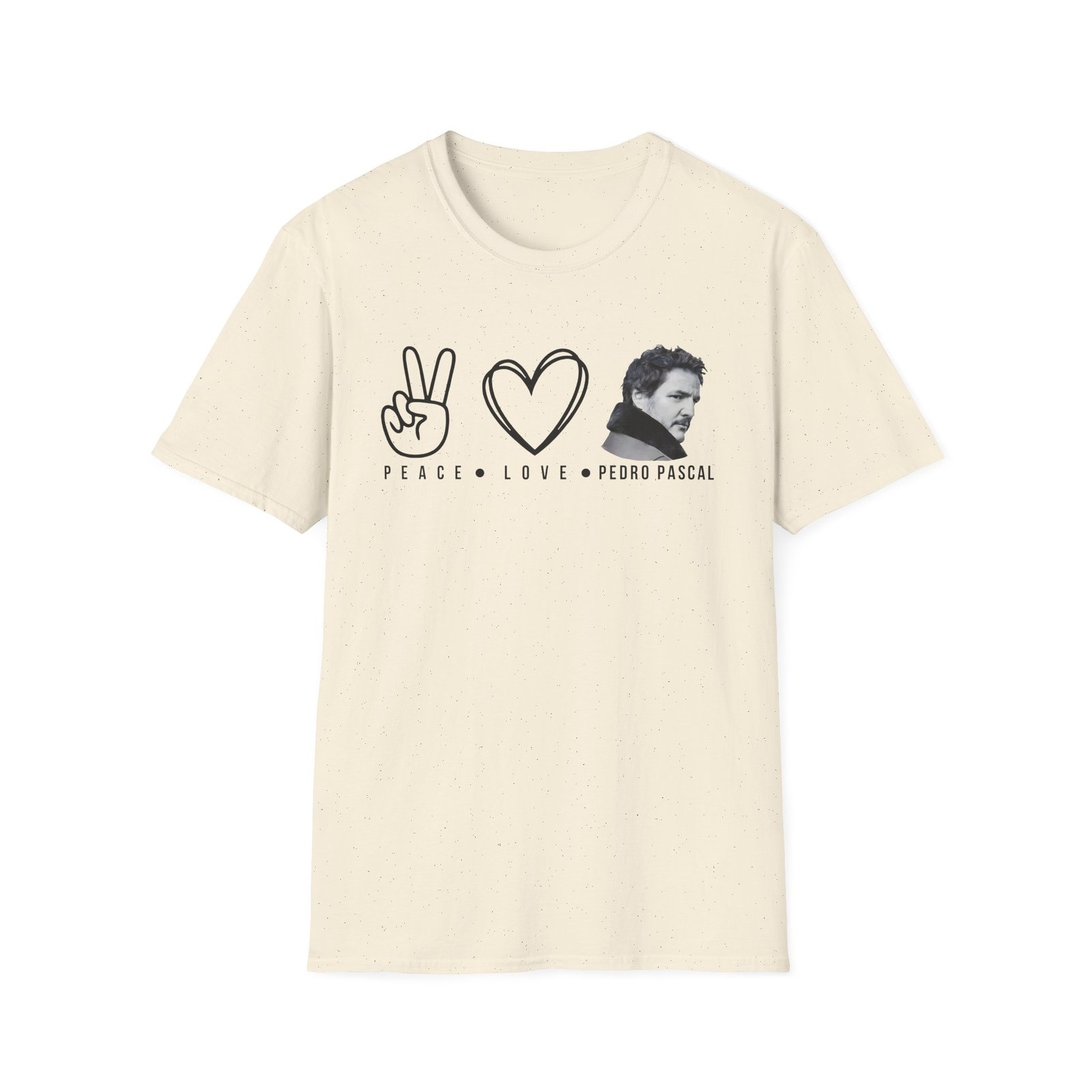 Peace Love Pedro Pascal Unisex Softstyle T-Shirt