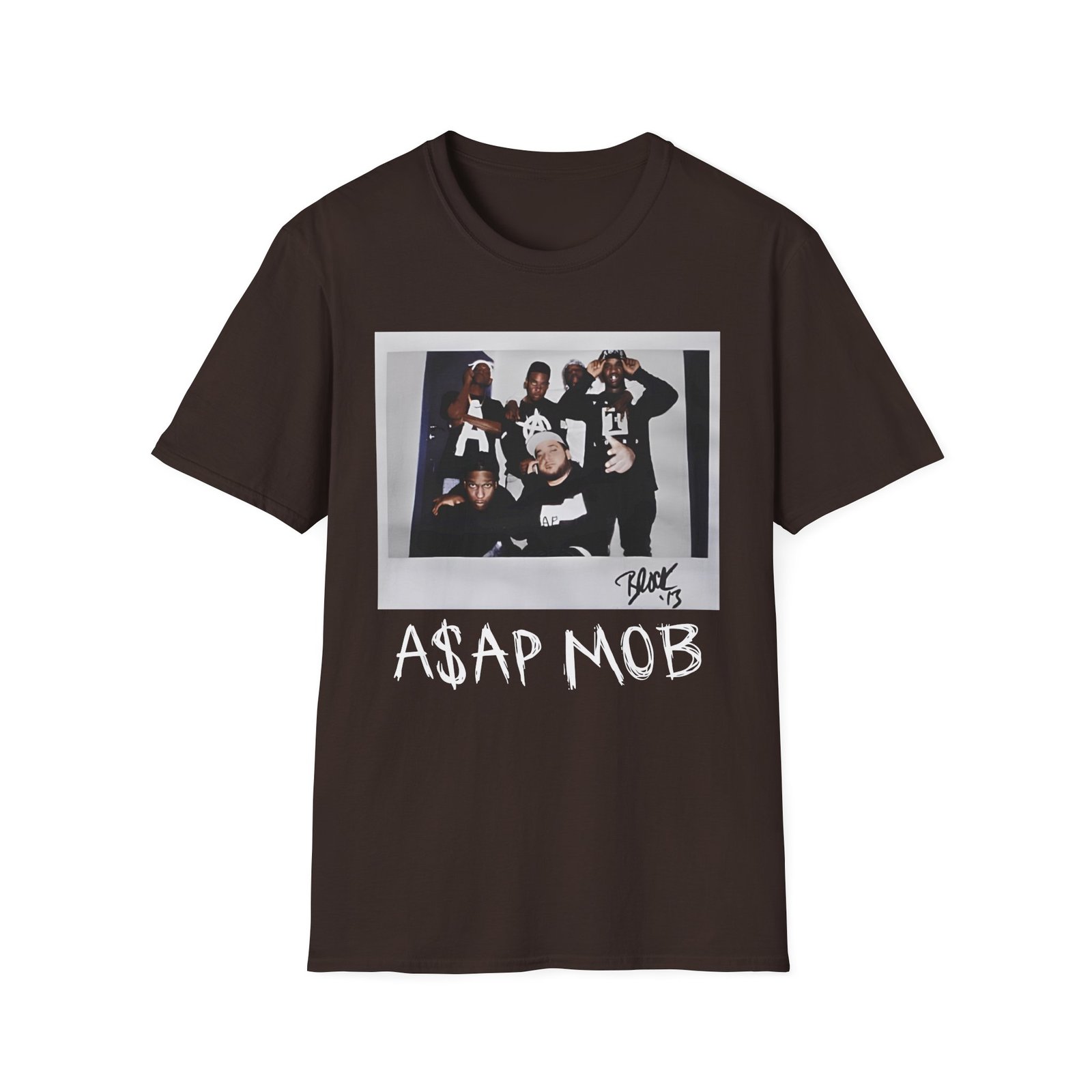 ASAP Rocky Mob Og 2015 Block 13 Unisex Softstyle T-Shirt