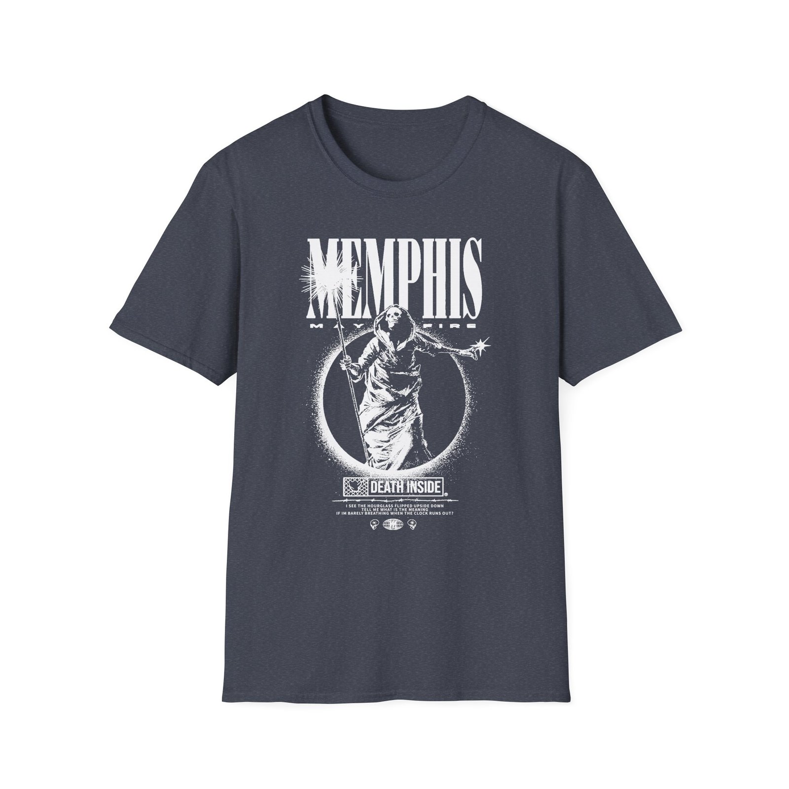 Memphis May Fire Death Staff Oxblood Unisex Softstyle T-Shirt