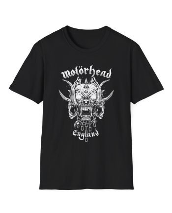 Motorhead Smoking Snaggletooth Unisex Softstyle T-Shirt