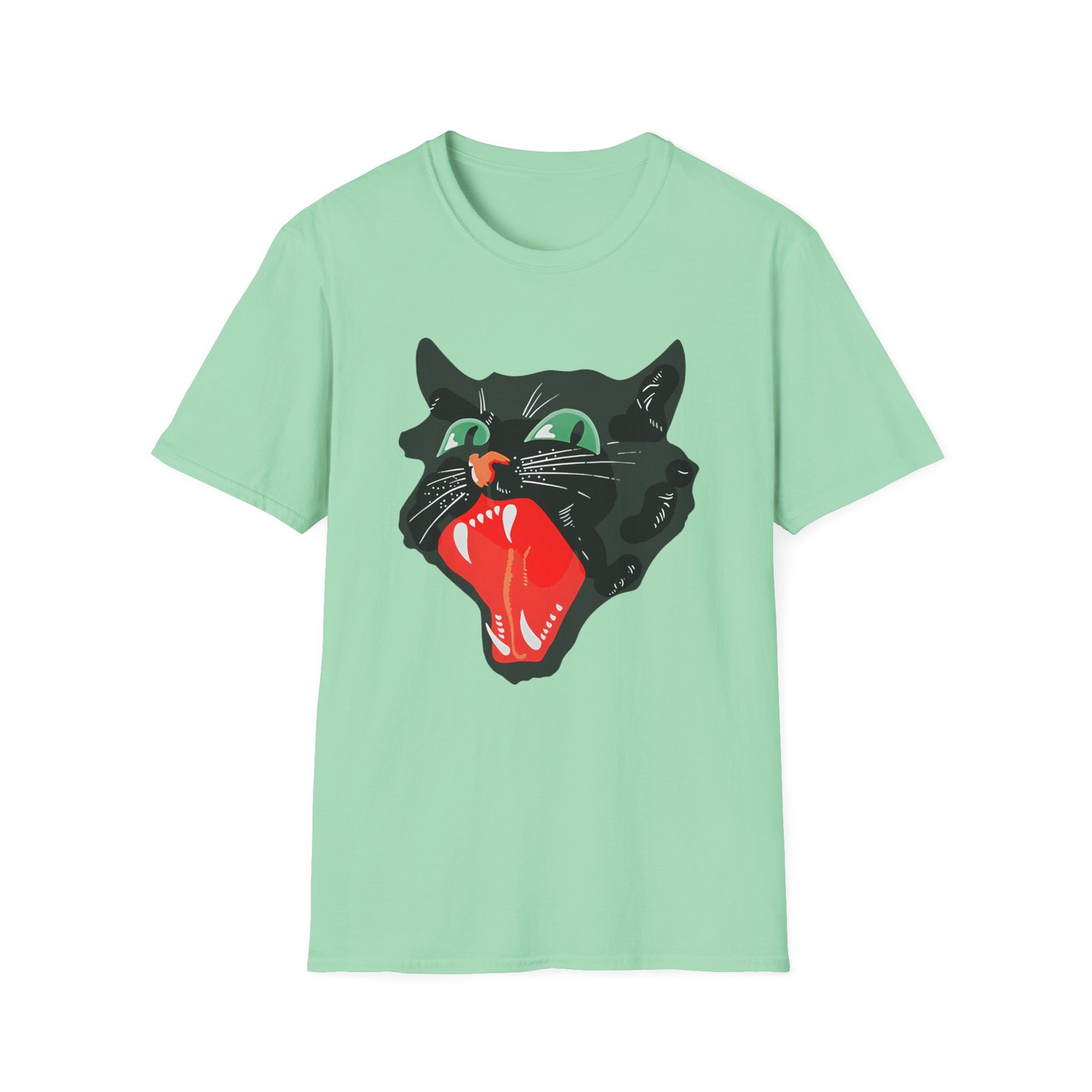 Deathwish Black Cat unisex softstyle t-shirt