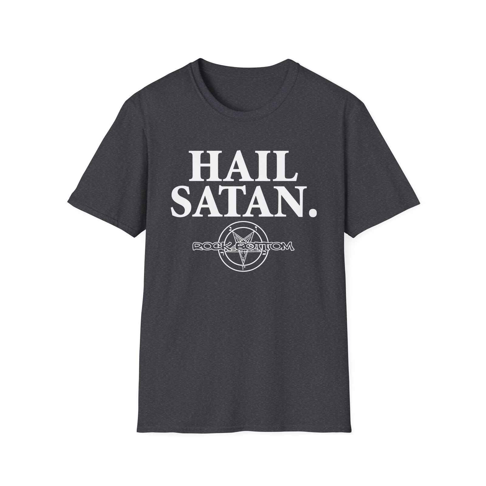 Rock Bottom Hail Satan Unisex Softstyle T-Shirt