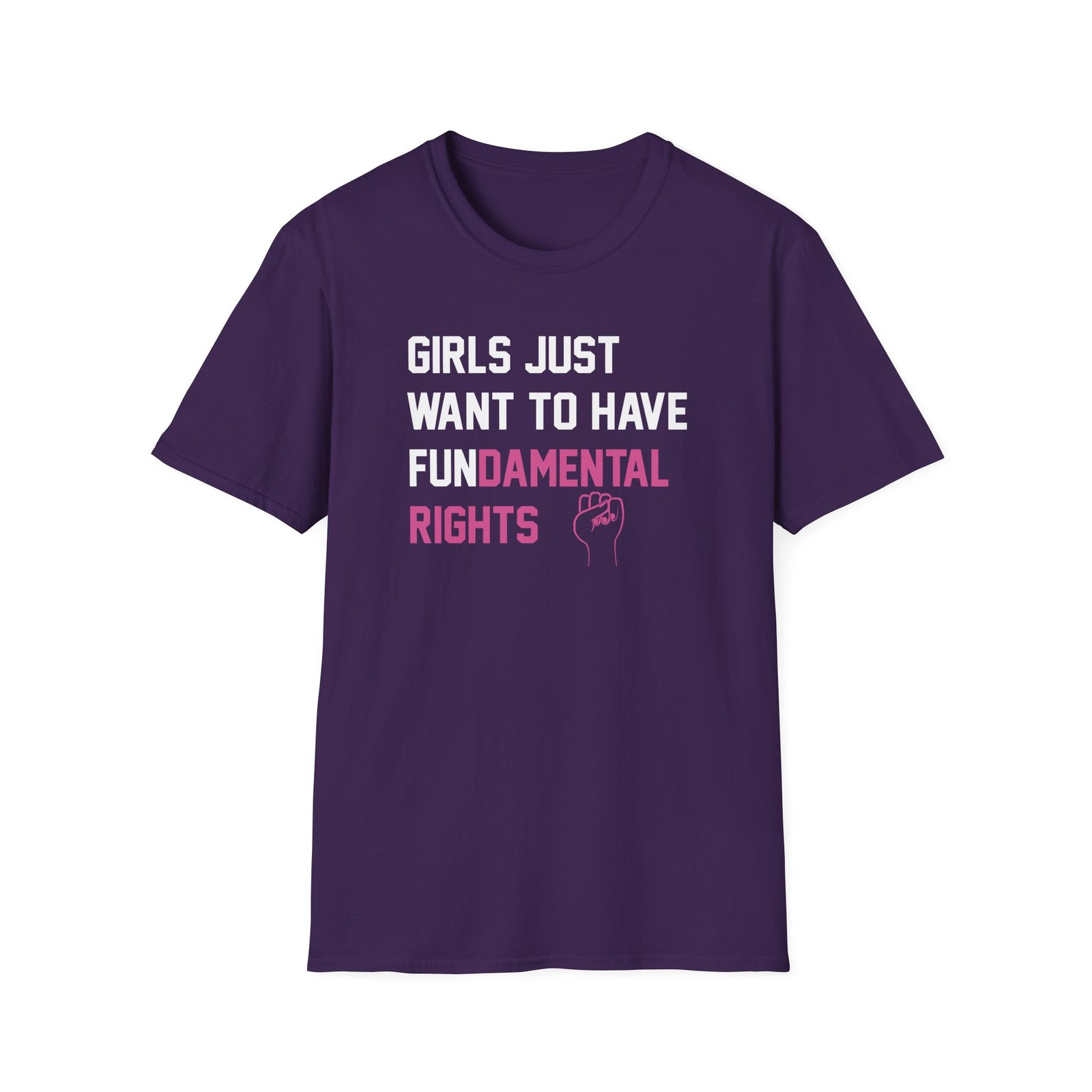 Pedro Pascal Girls Just Want to Have Fundamental Rights Unisex Softstyle T-Shirt