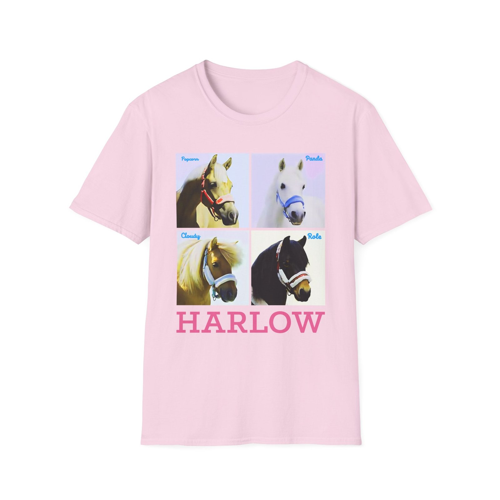 Harlow and Popcorn Unisex Softstyle T-Shirt