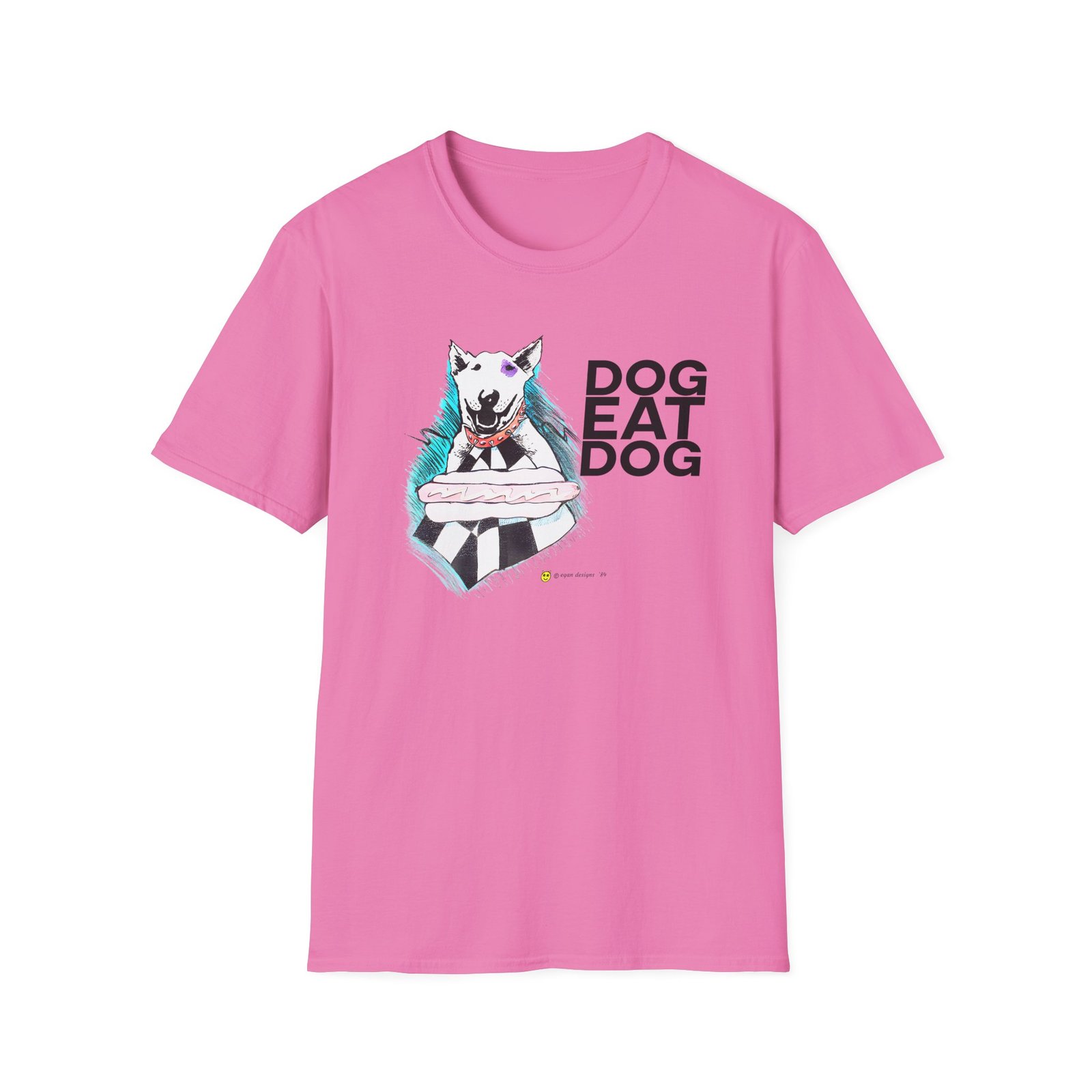 Dog Eat Dog Hotdog Unisex Softstyle T-Shirt