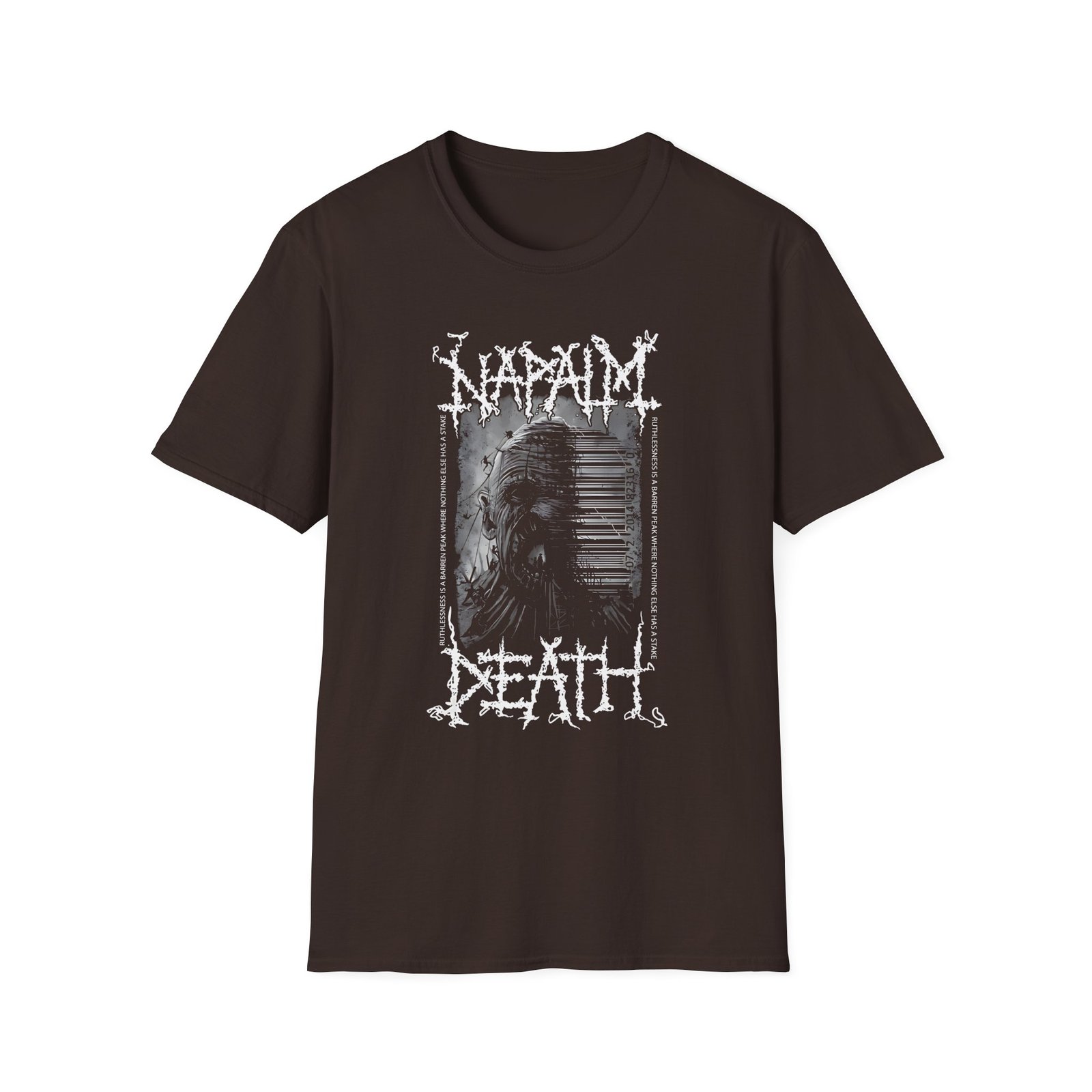Napalm Death Ruthlessness Unisex Softstyle T-Shirt