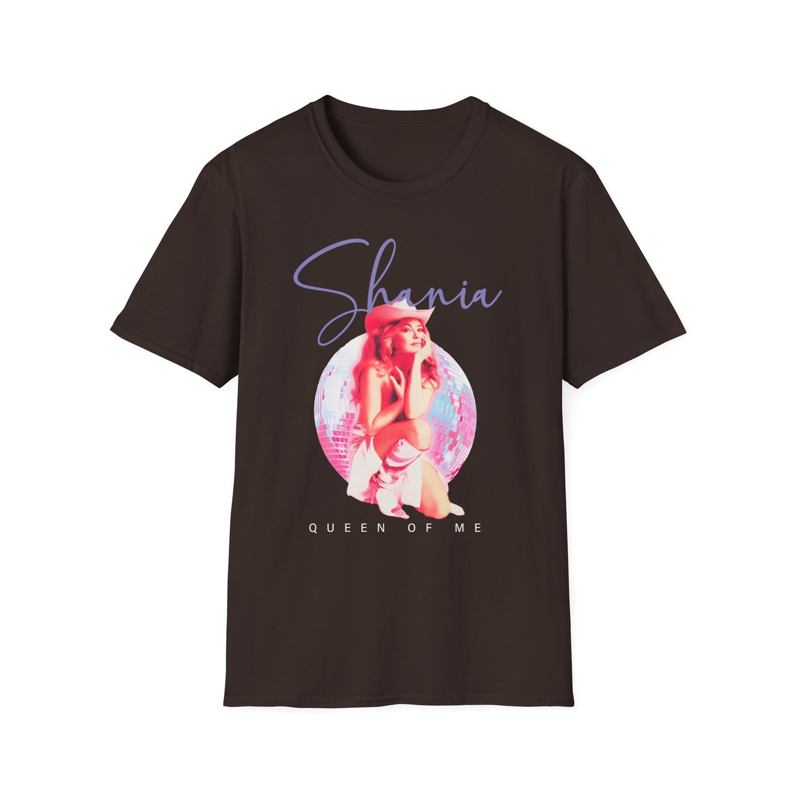 S T Disco Ball Queen of Me Unisex Softstyle T-Shirt