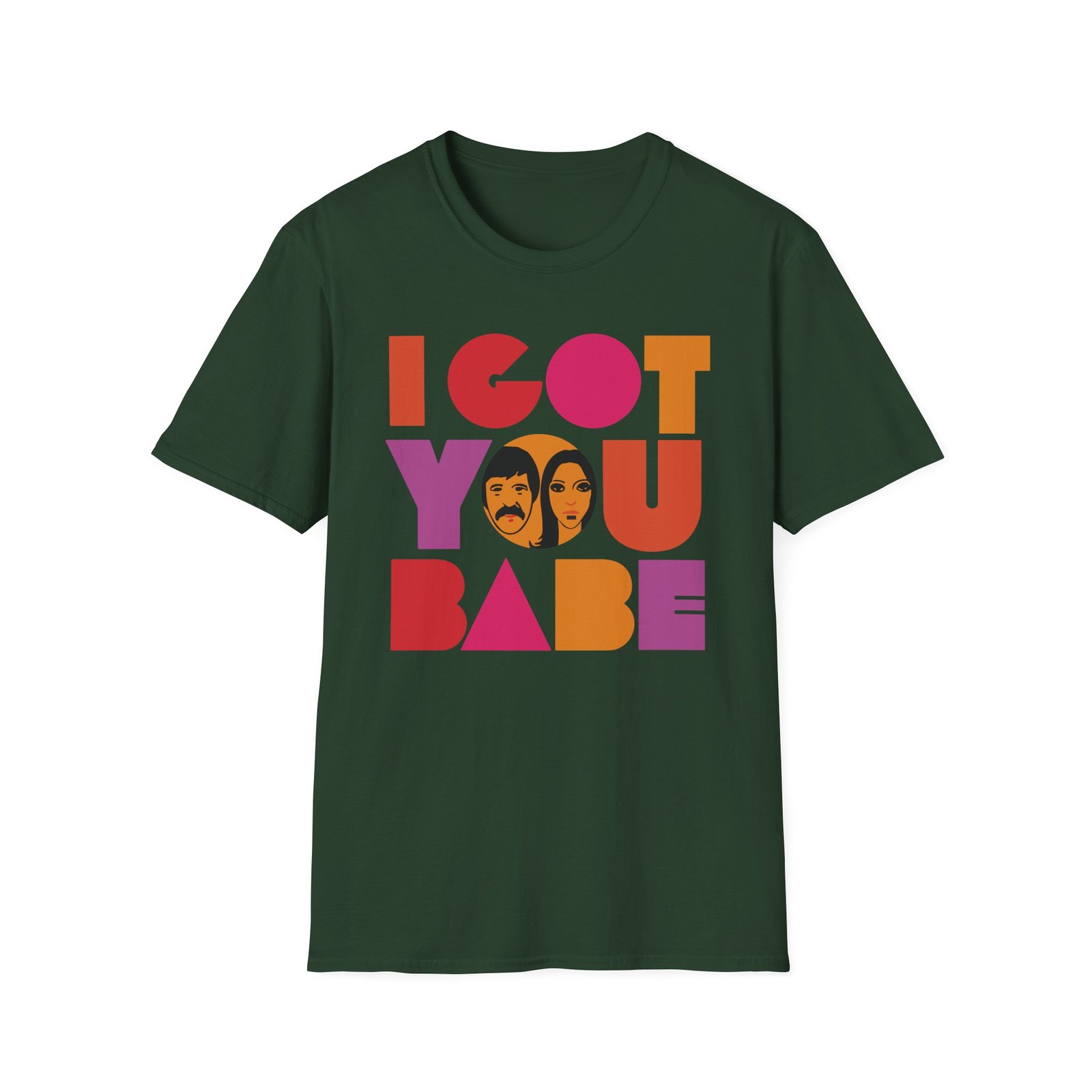 Sonny and Cher I Got You Babe Unisex Softstyle T-Shirt