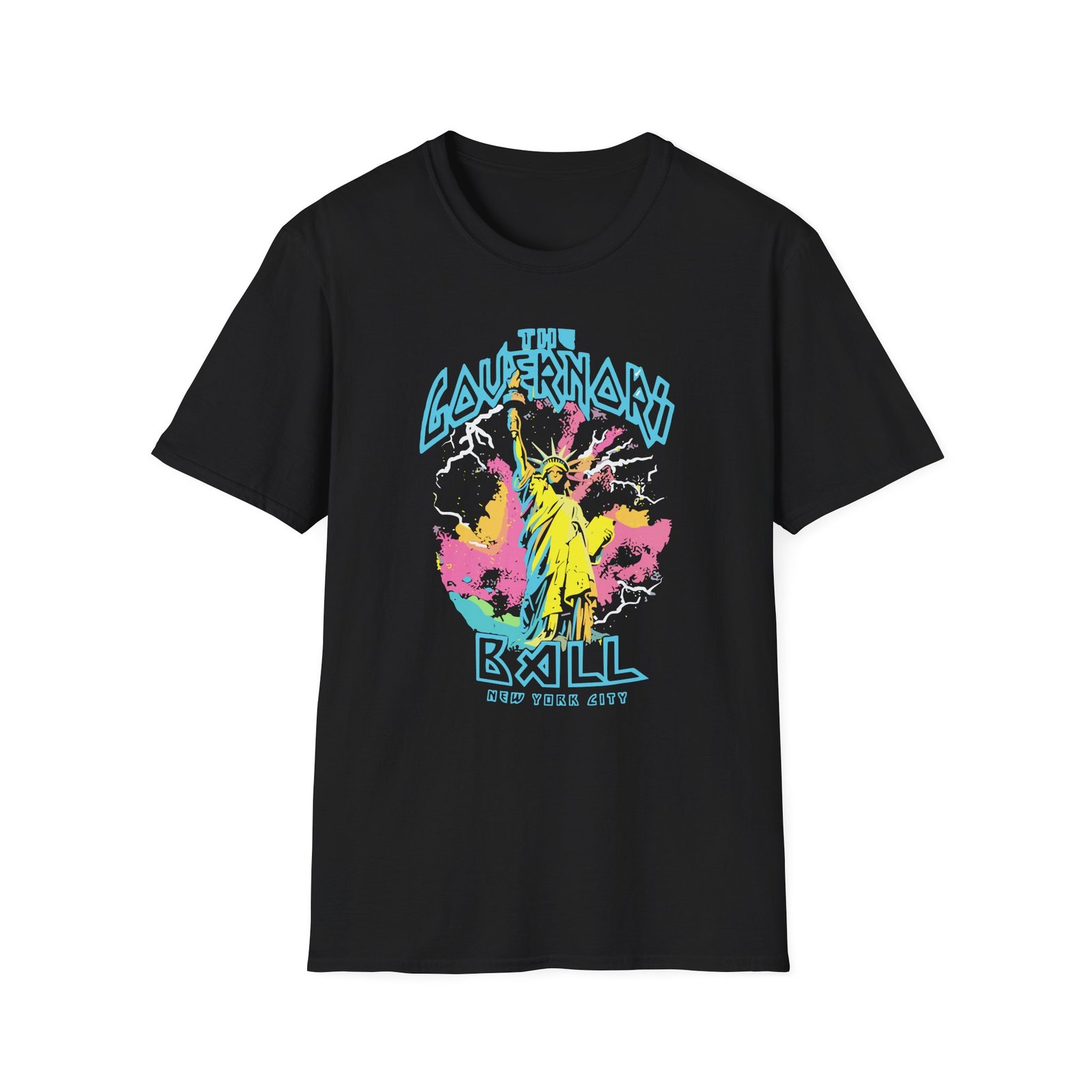 Gov Ball Lady Liberty Lineup Unisex Softstyle T-Shirt