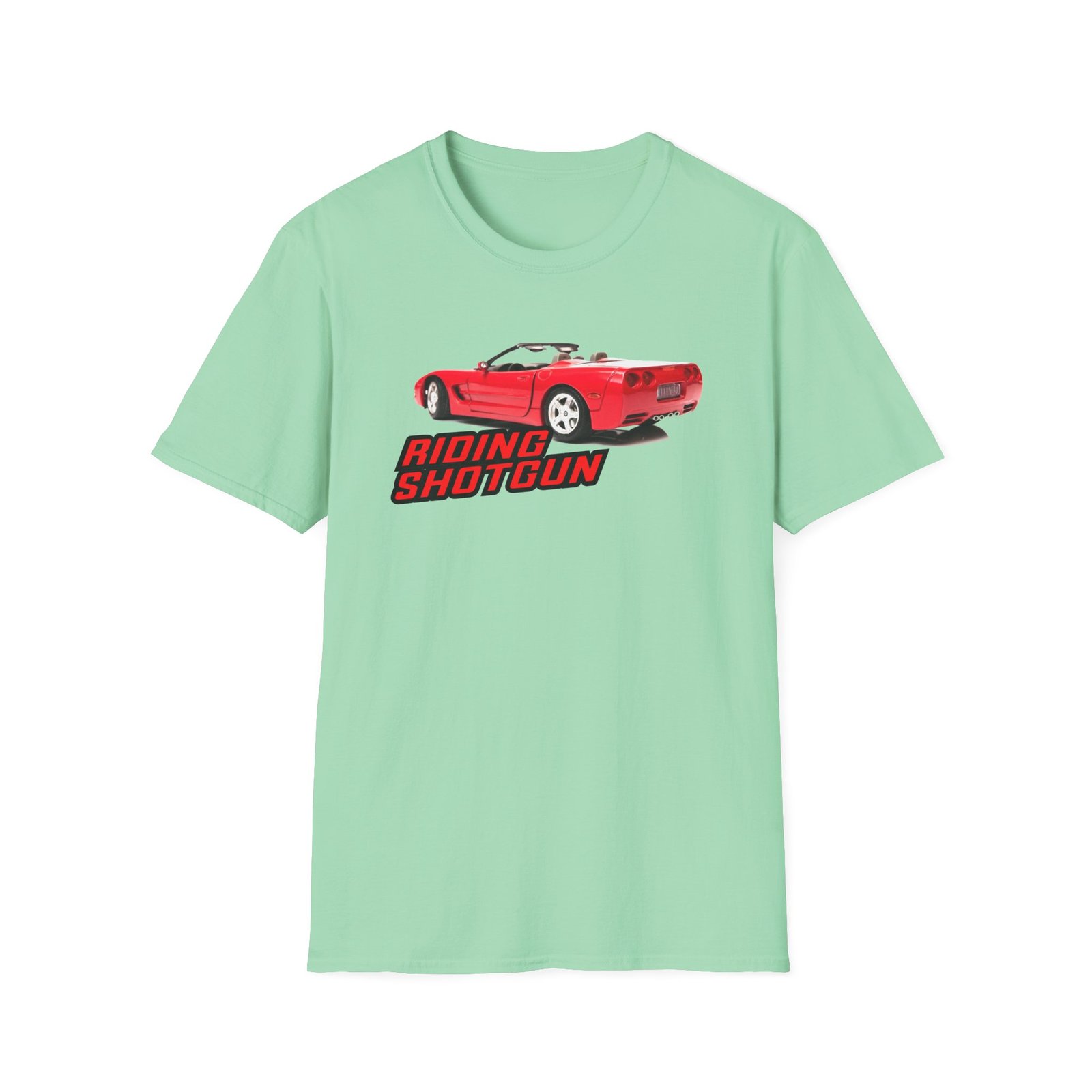 Fletcher Riding Shotgun Unisex Softstyle T-Shirt