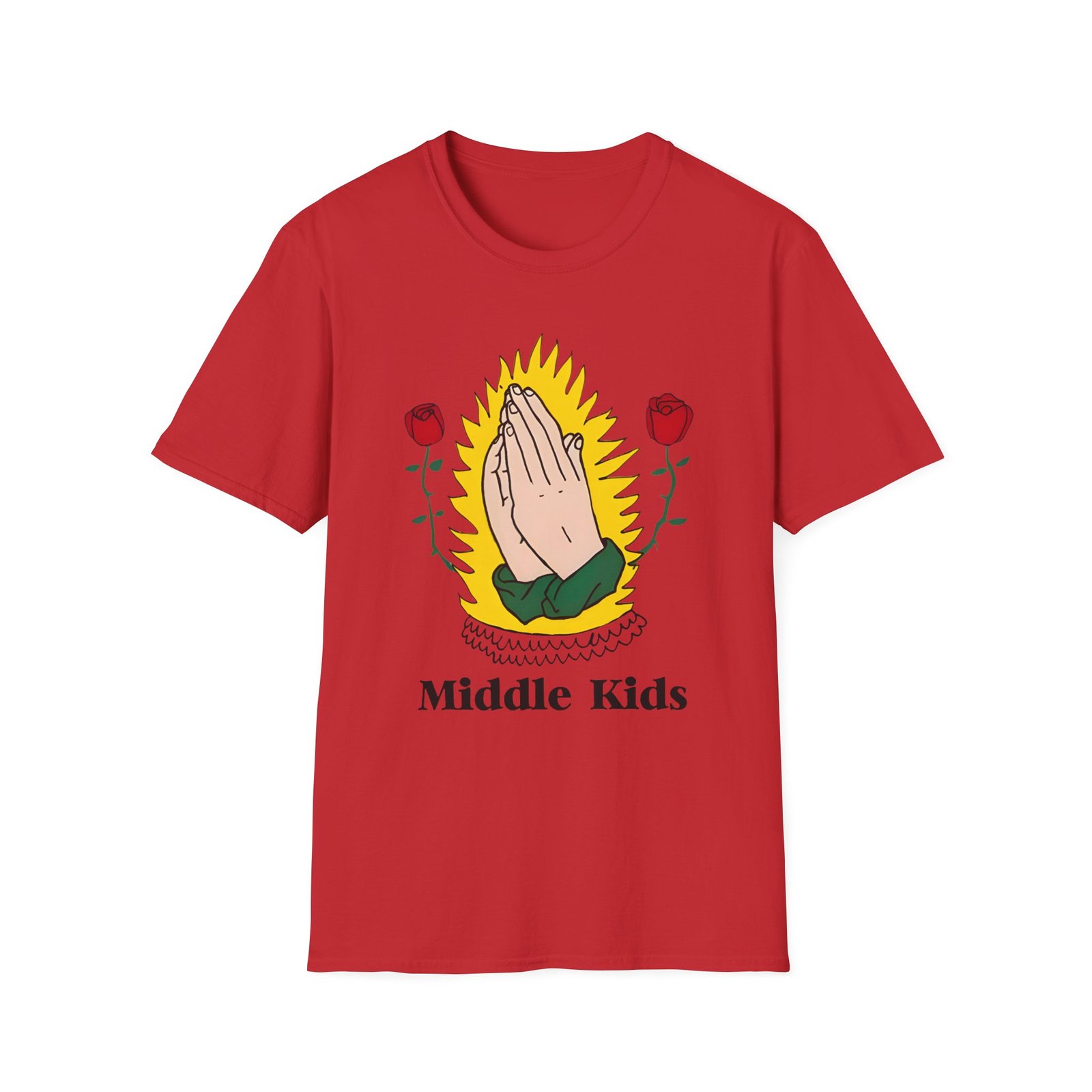 Middle Kids Praying Hands Unisex Softstyle T-Shirt